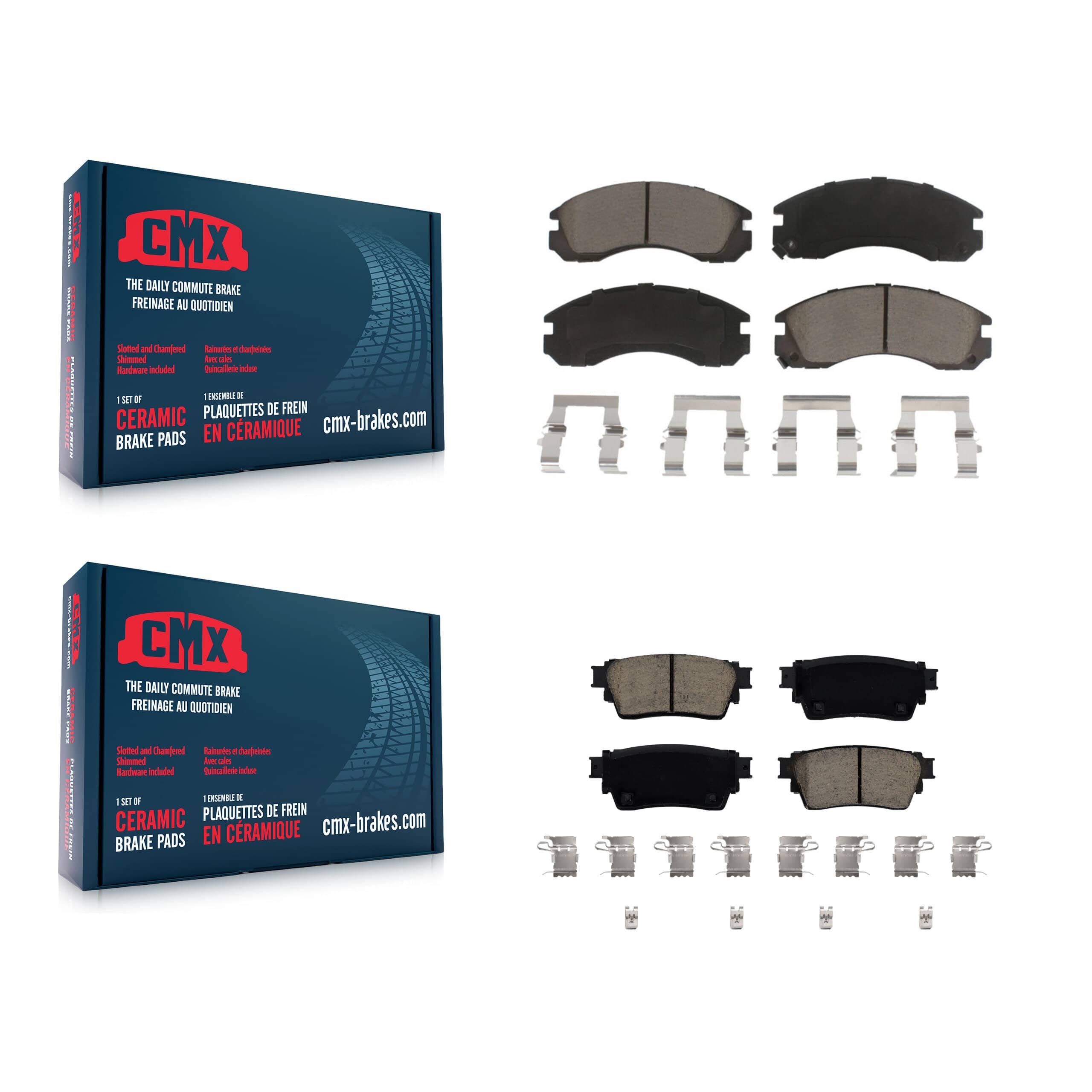 CMX - KCX-100553 - Front and Rear Disc Brake Pad Kits