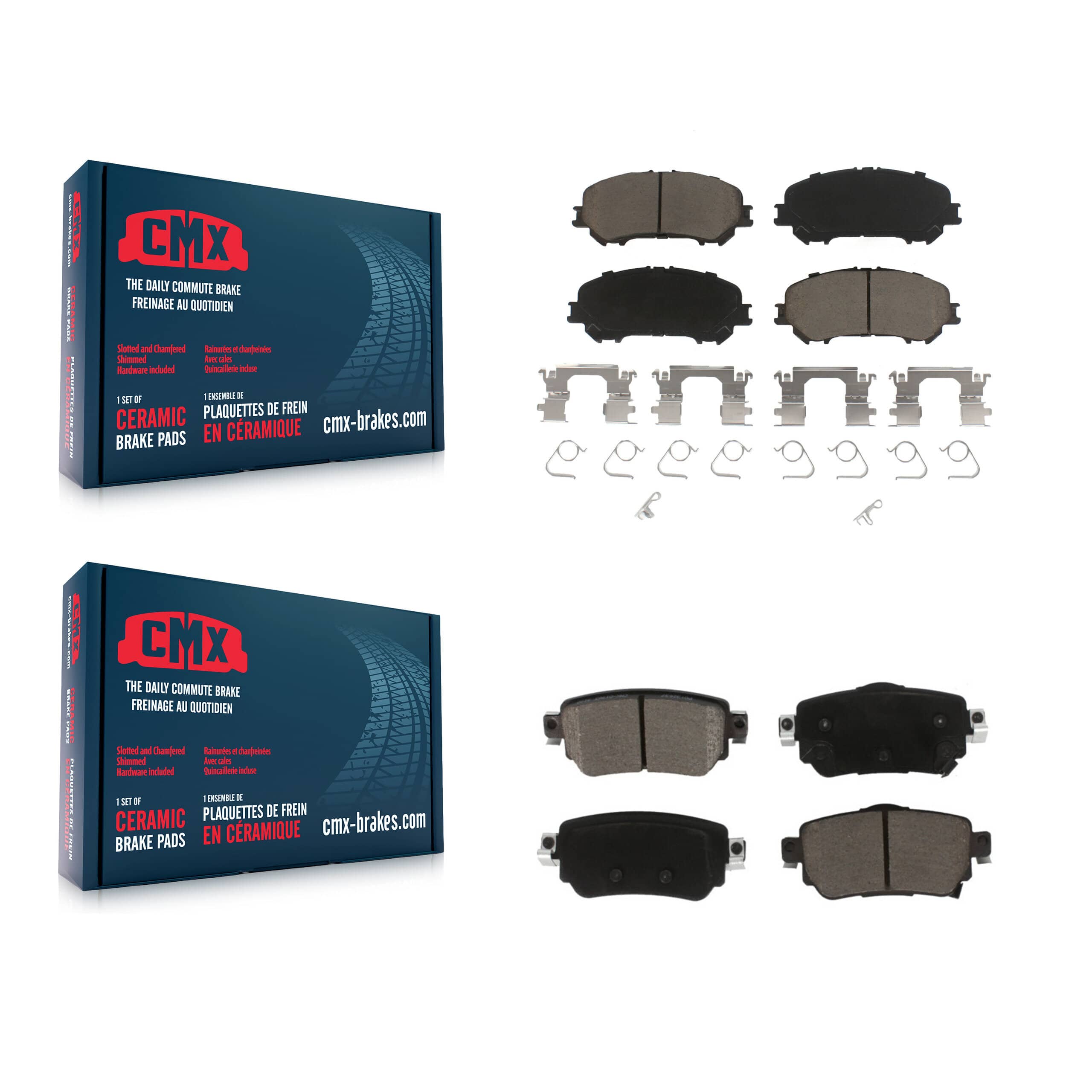 CMX - KCX-100558 - Front and Rear Disc Brake Pad Kits