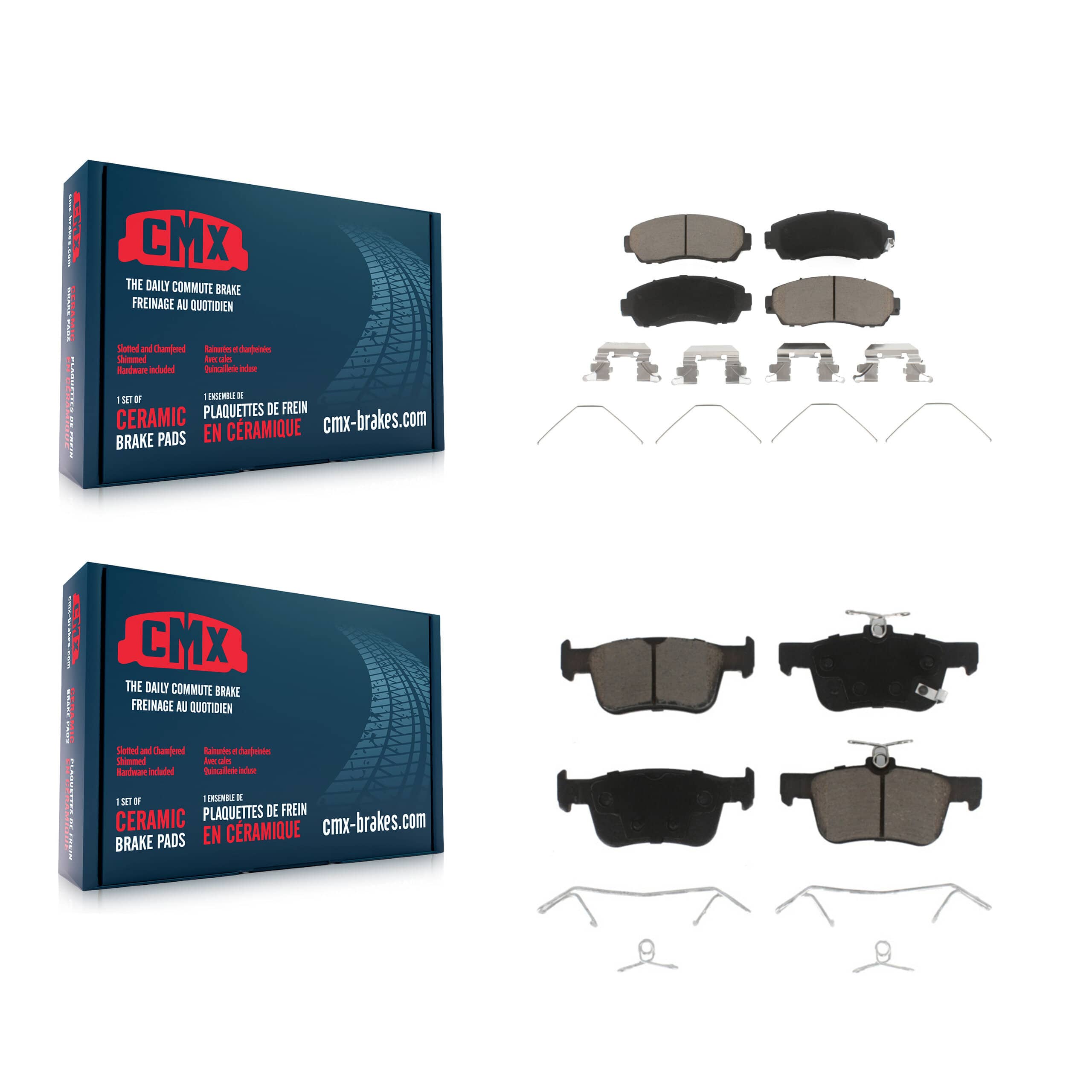 CMX - KCX-100568 - Front and Rear Disc Brake Pad Kits