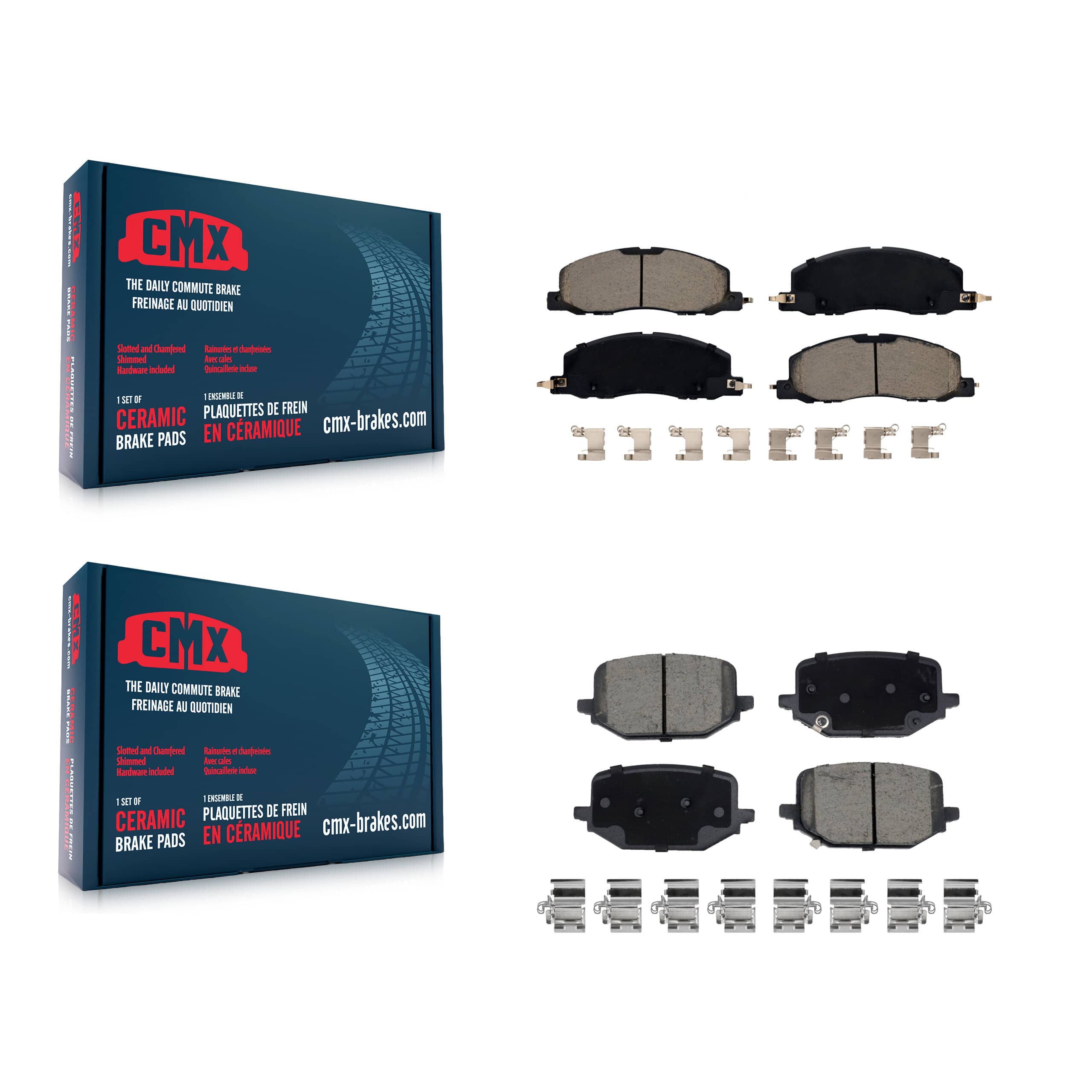 CMX - KCX-100569 - Front and Rear Disc Brake Pad Kits