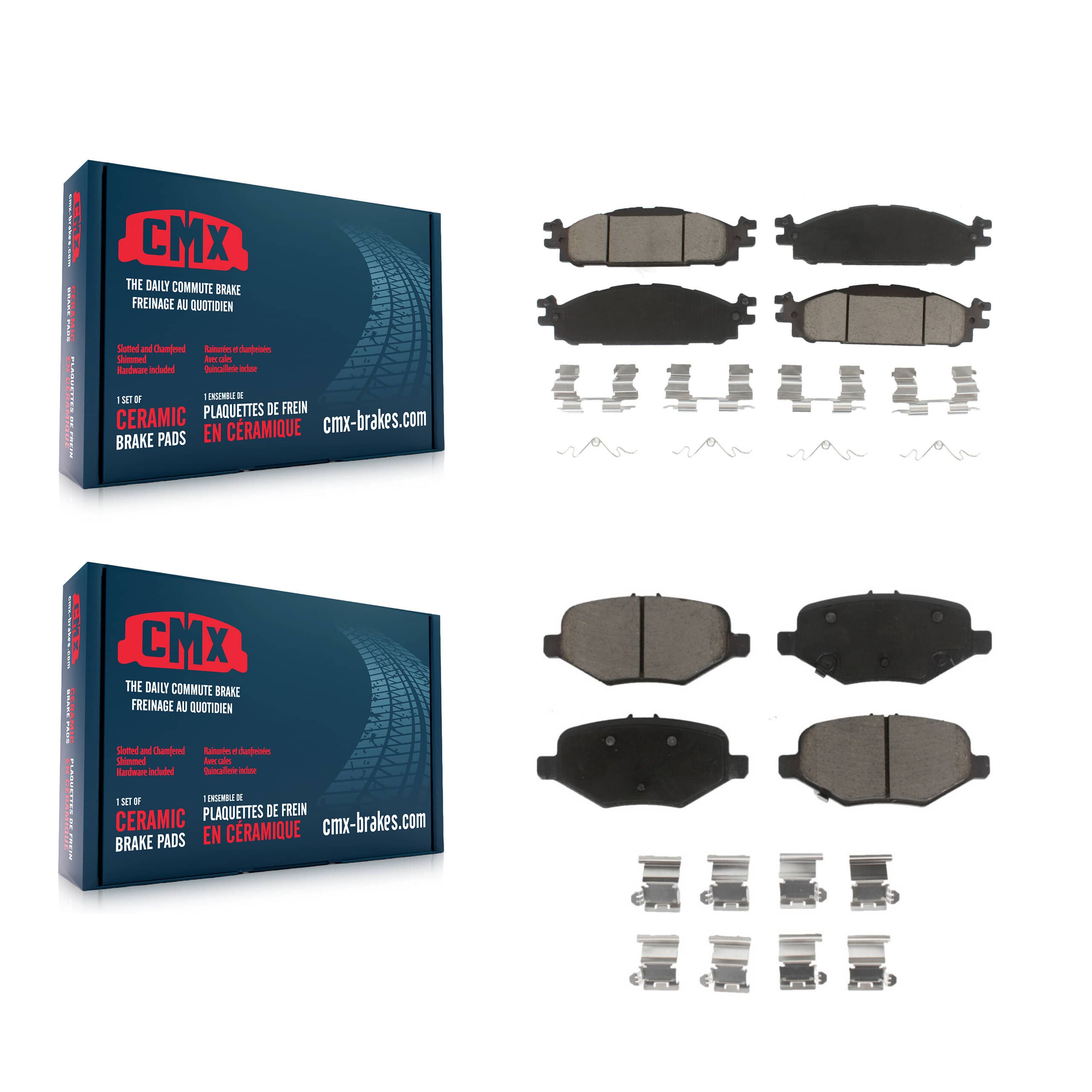 CMX - KCX-100580 - Front and Rear Disc Brake Pad Kits