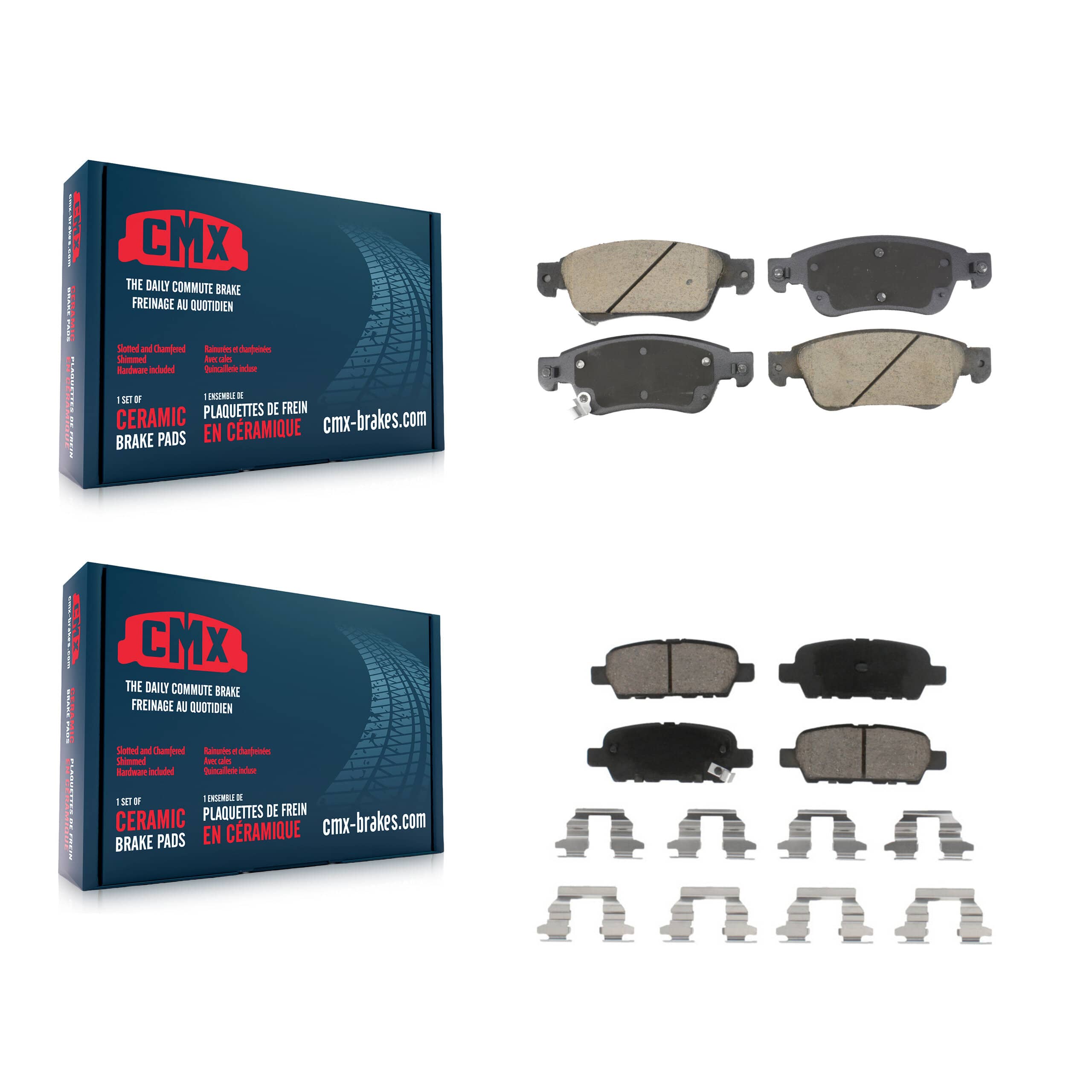 CMX - KCX-100589 - Front and Rear Disc Brake Pad Kits