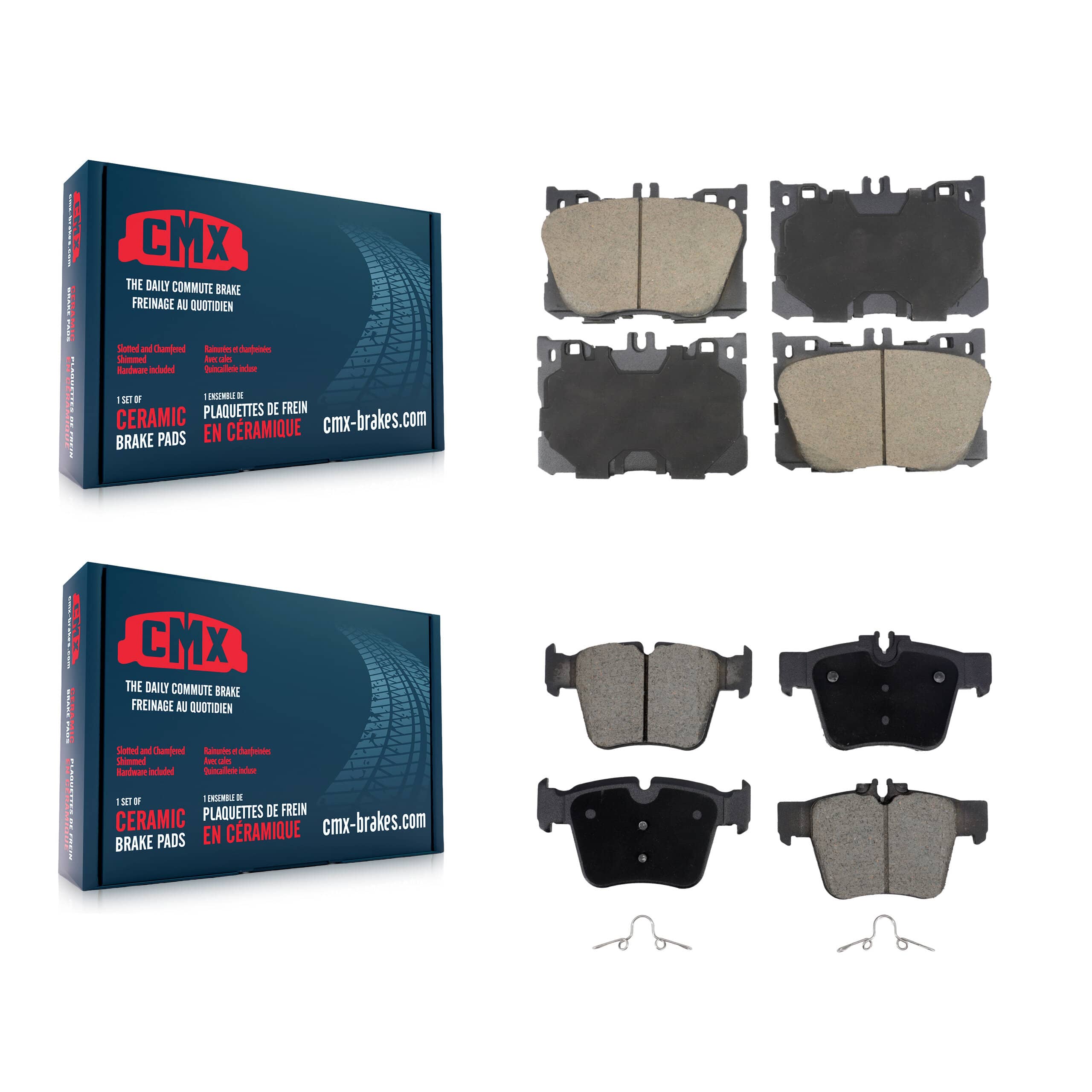 CMX - KCX-100597 - Front and Rear Disc Brake Pad Kits