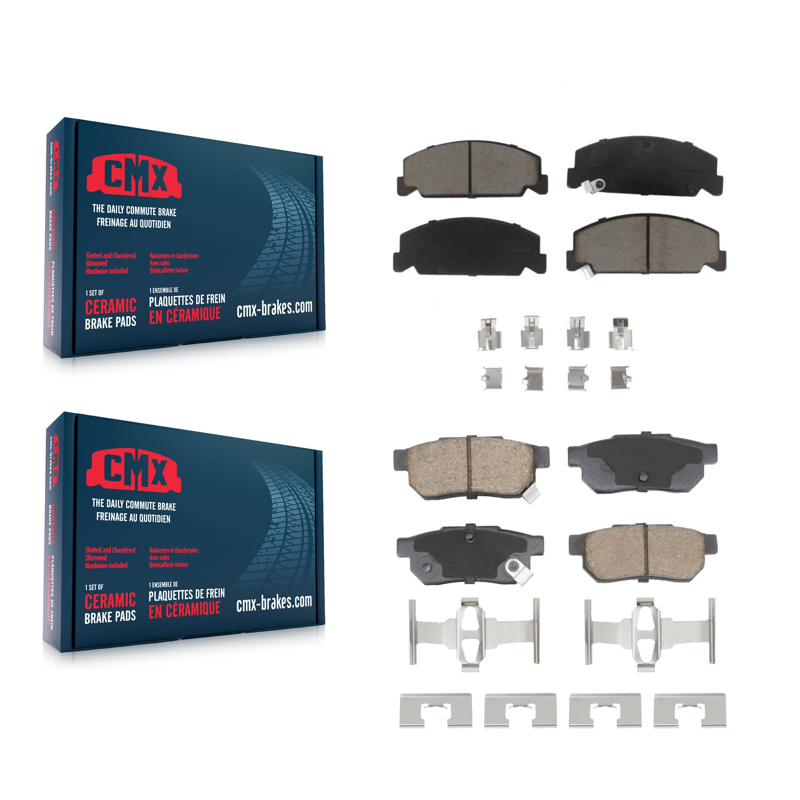 CMX - KCX-100609 - Front and Rear Disc Brake Pad Kits