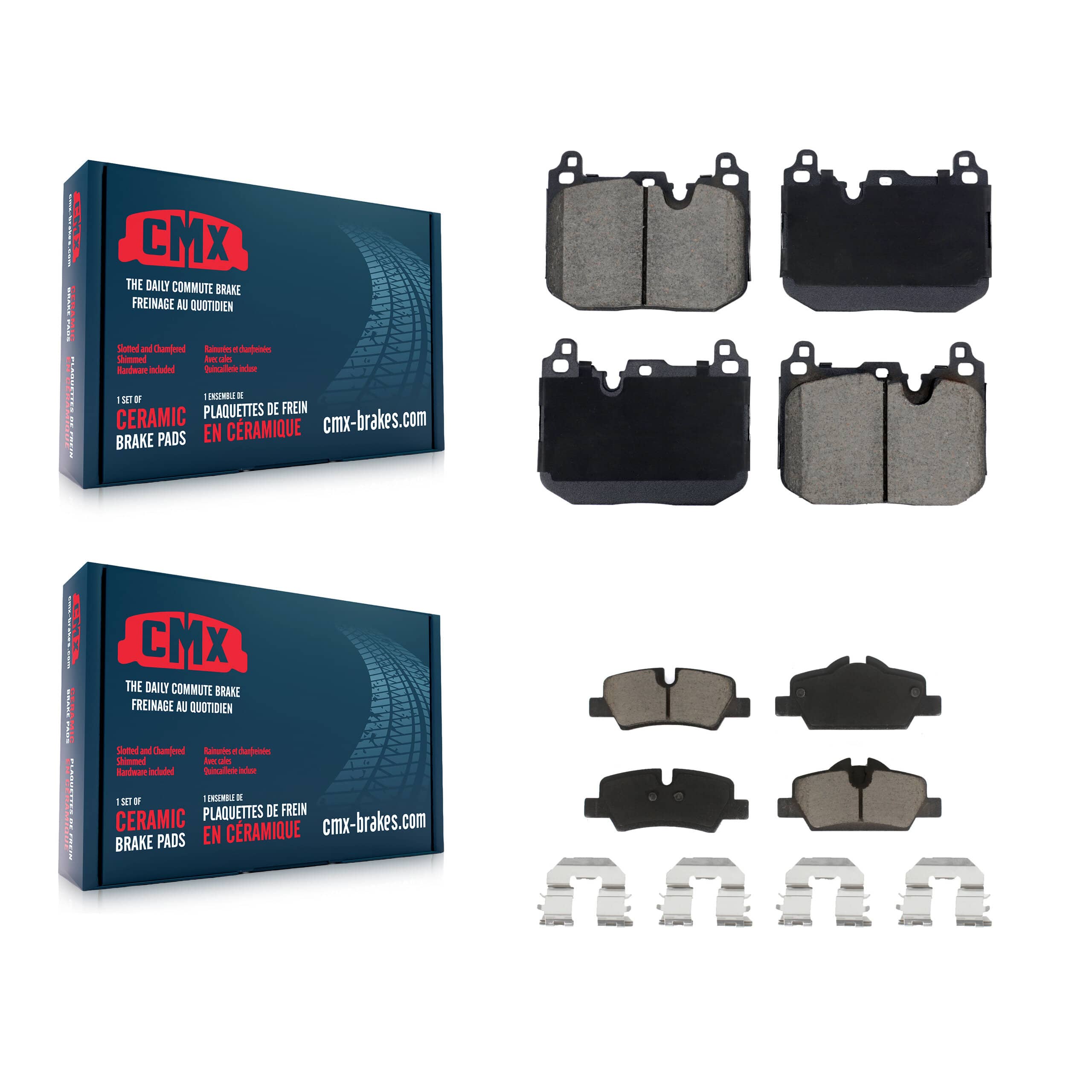 CMX - KCX-100630 - Front and Rear Disc Brake Pad Kits
