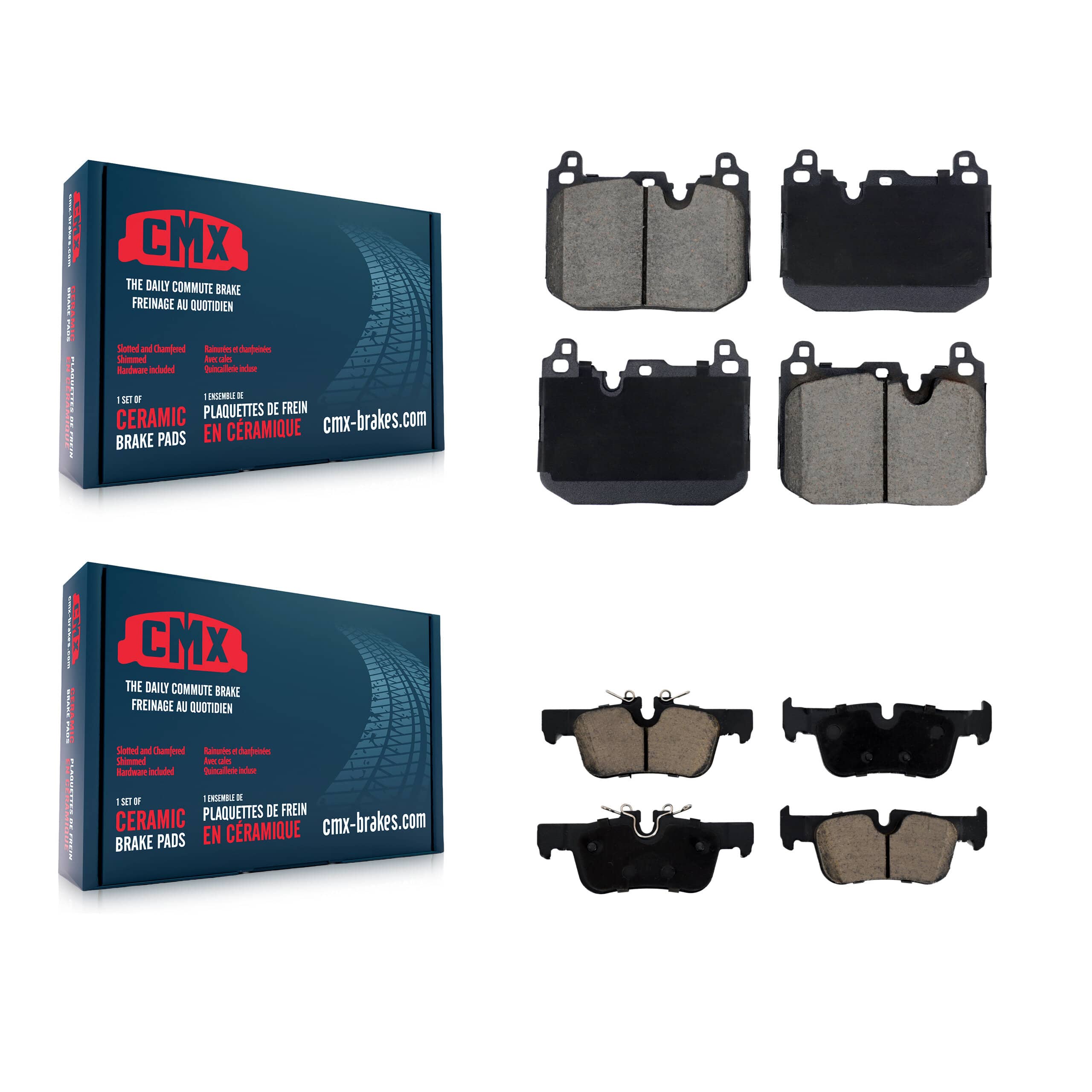 CMX - KCX-100632 - Front and Rear Disc Brake Pad Kits