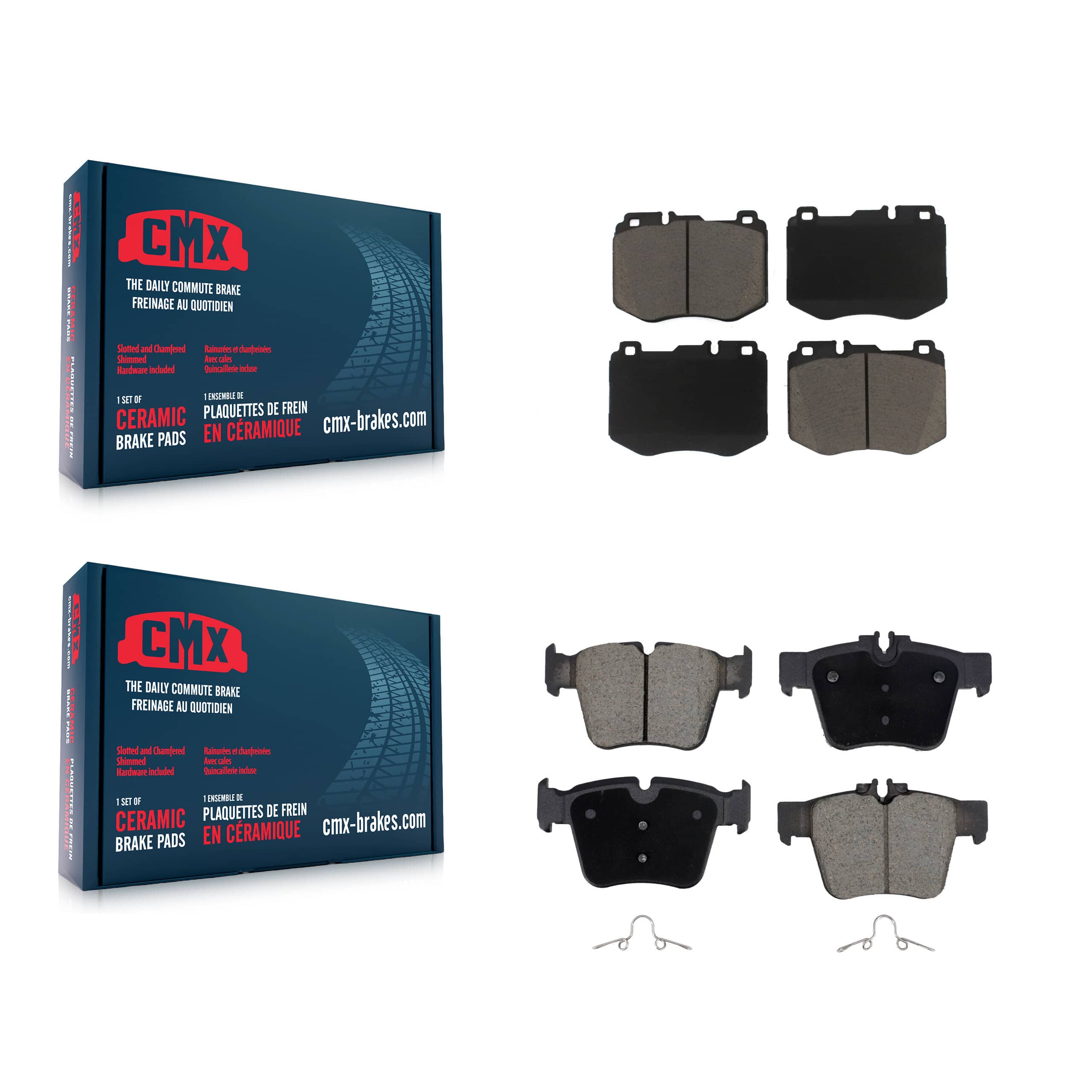 CMX - KCX-100670 - Front and Rear Disc Brake Pad Kits