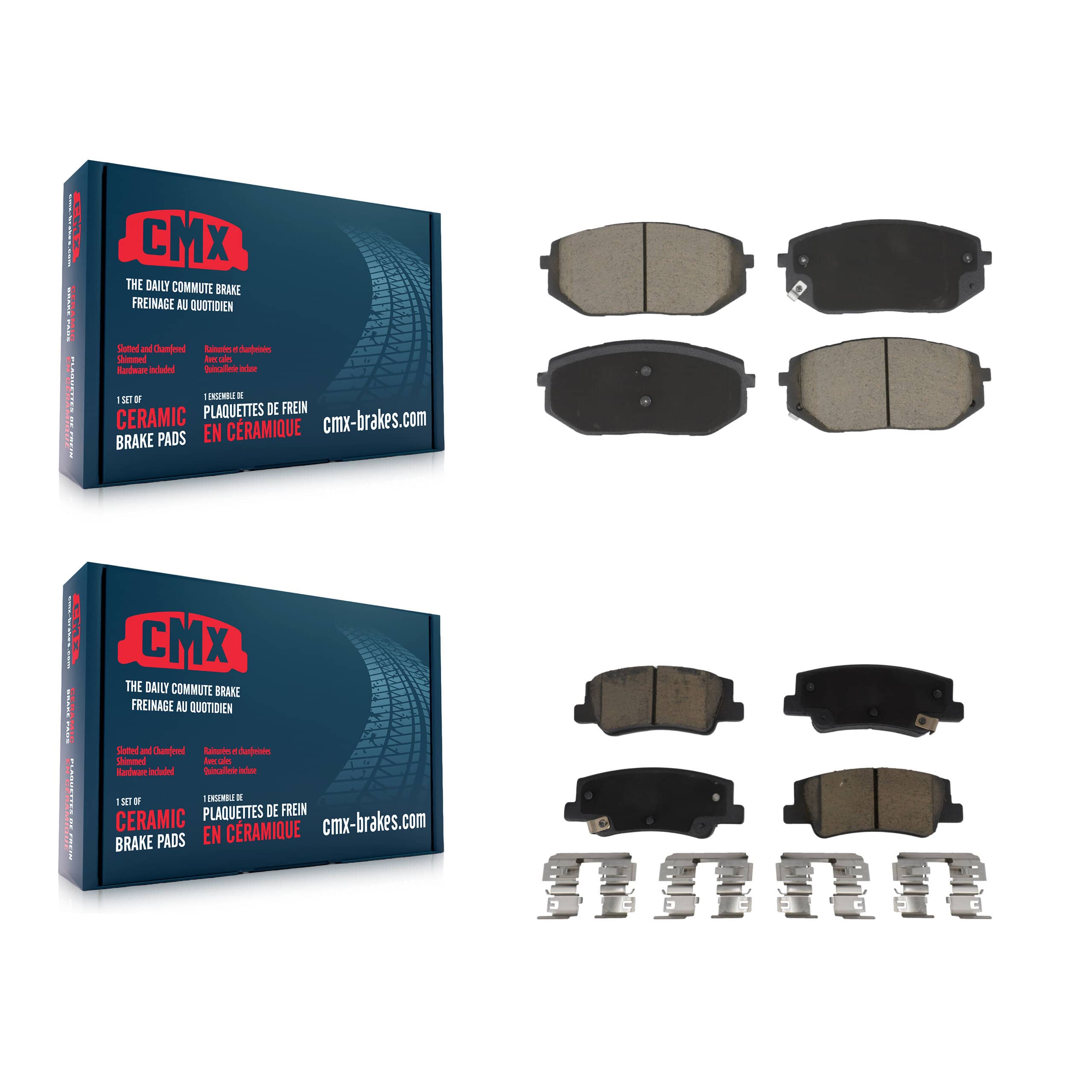 CMX - KCX-100682 - Front and Rear Disc Brake Pad Kits