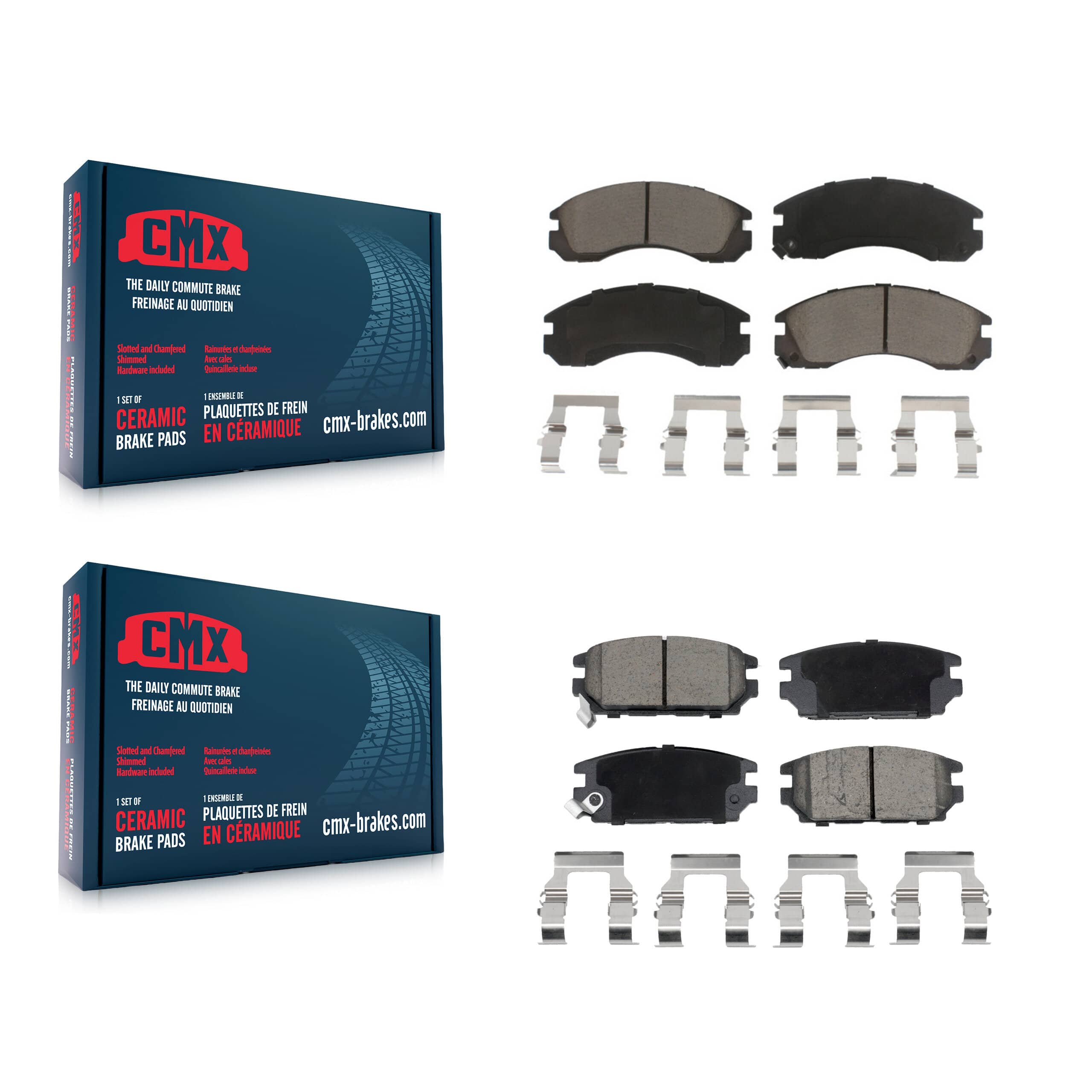 CMX - KCX-100698 - Front and Rear Disc Brake Pad Kits
