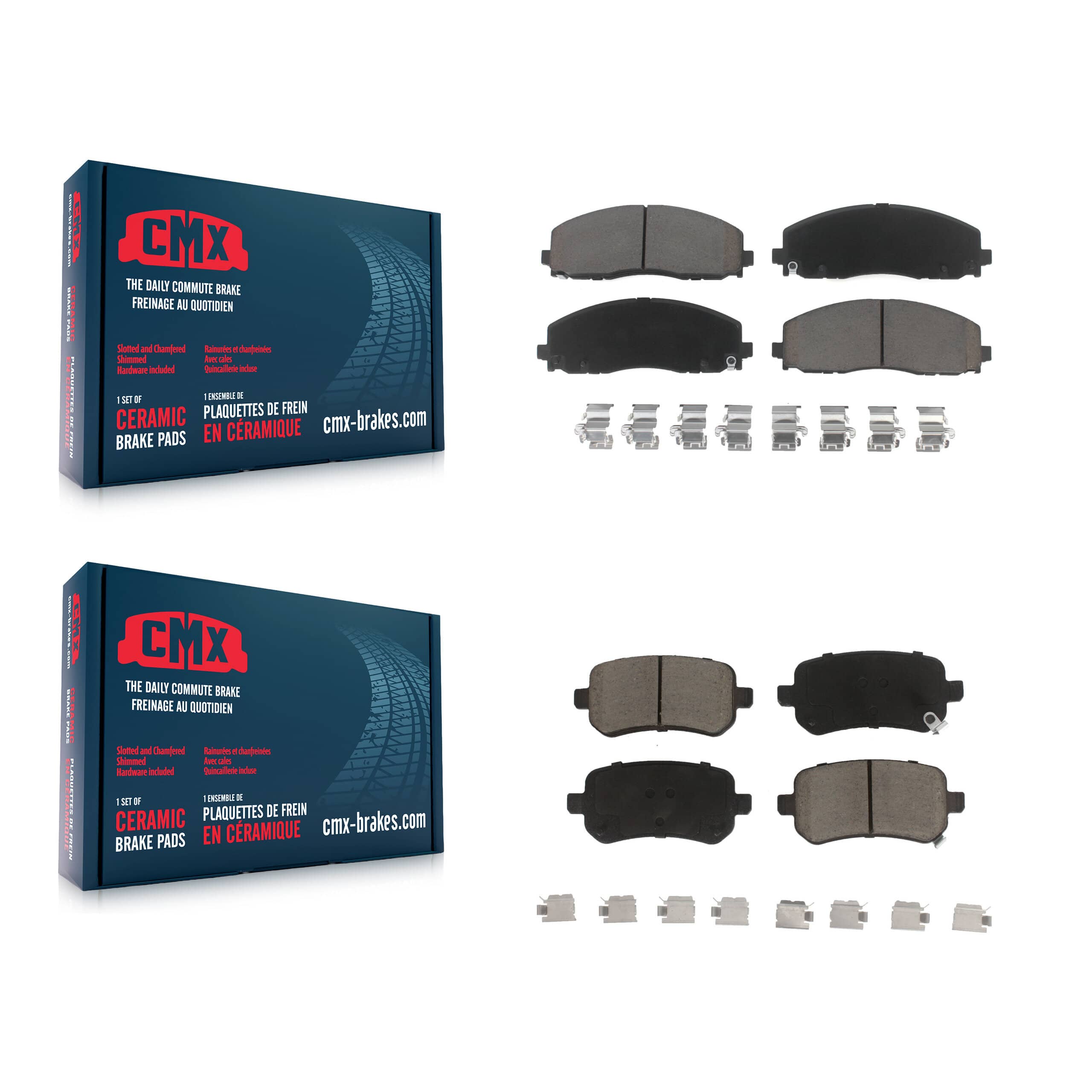 CMX - KCX-100732 - Front and Rear Disc Brake Pad Kits