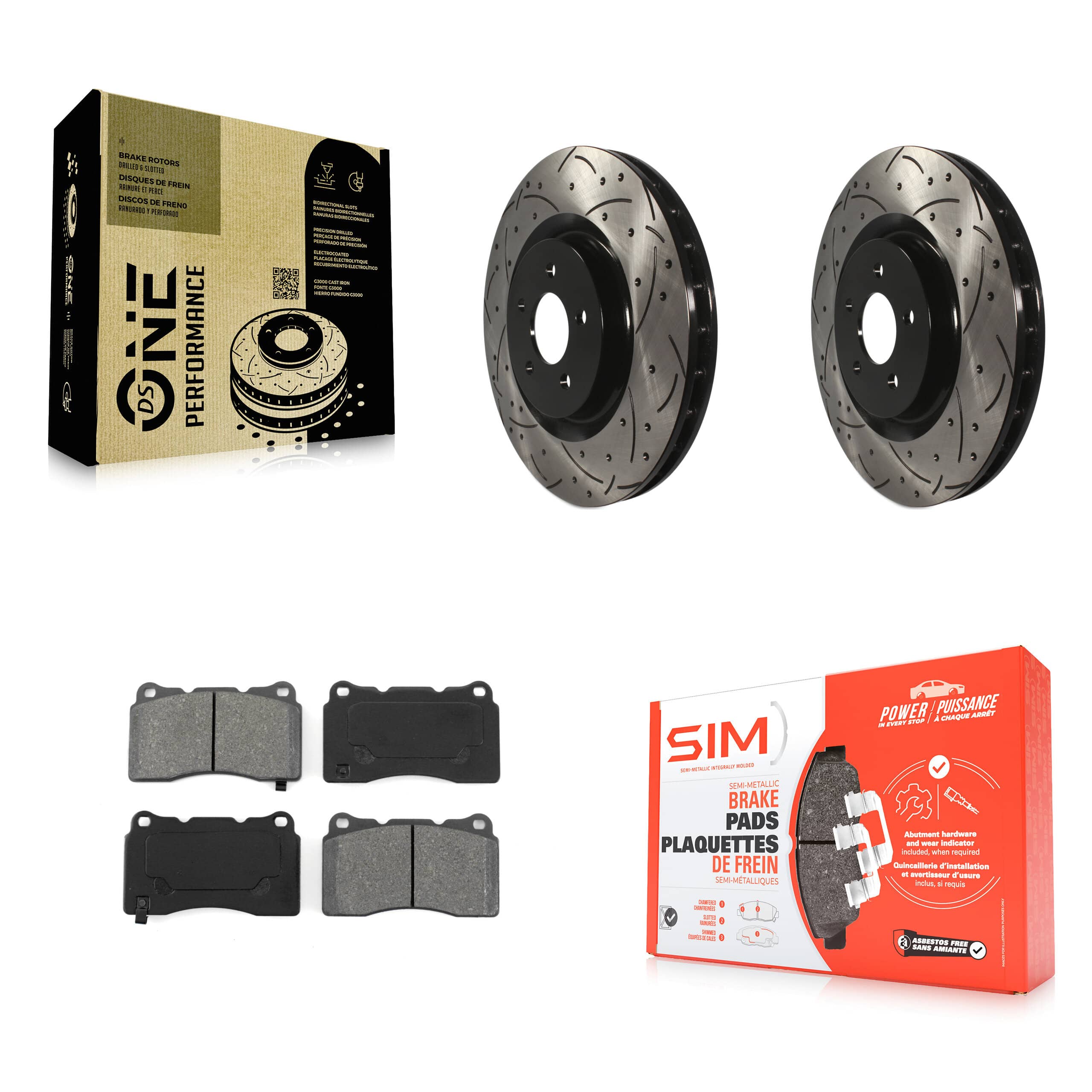 Transit Auto - KDS-100017 - Front Disc Brake Kits