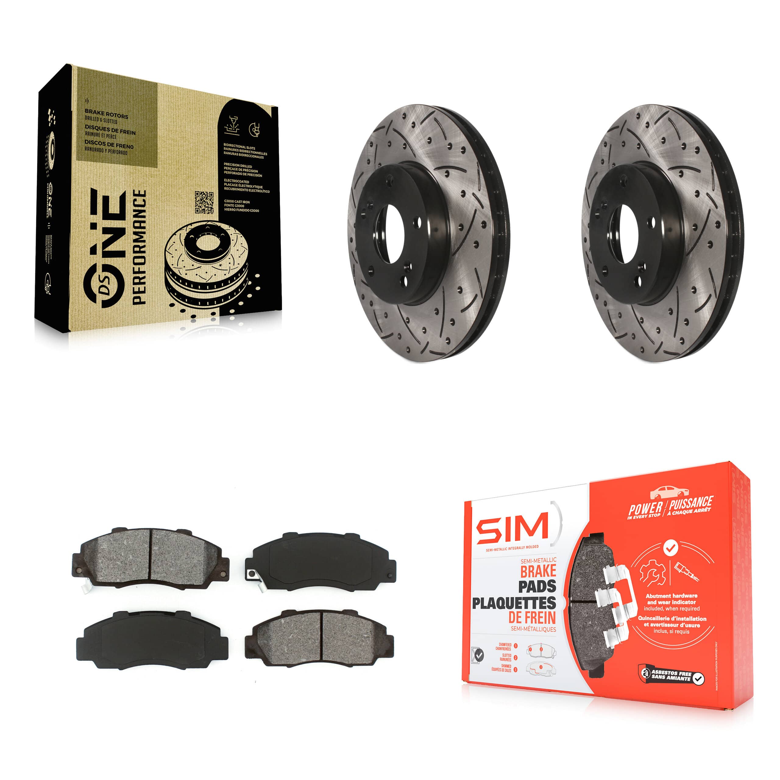 Transit Auto - KDS-100054 - Front Disc Brake Kits