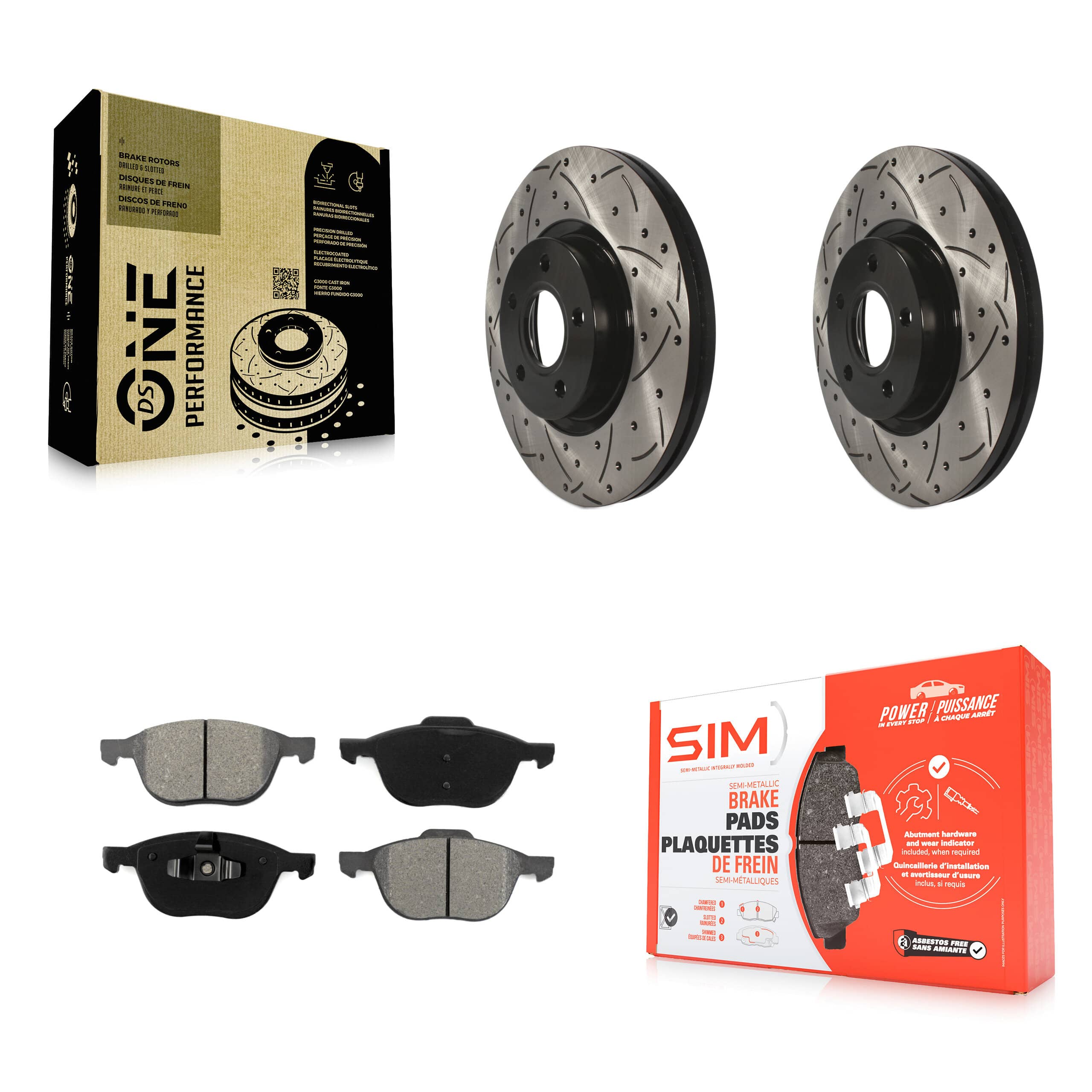 Transit Auto - KDS-100102 - Front Disc Brake Kits