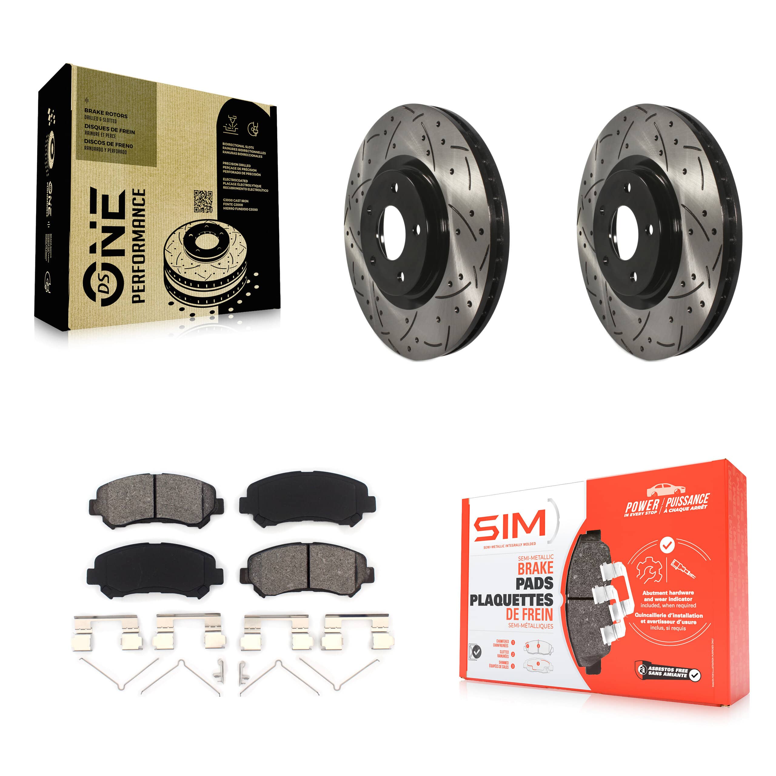 Transit Auto - KDS-100109 - Front Disc Brake Kits
