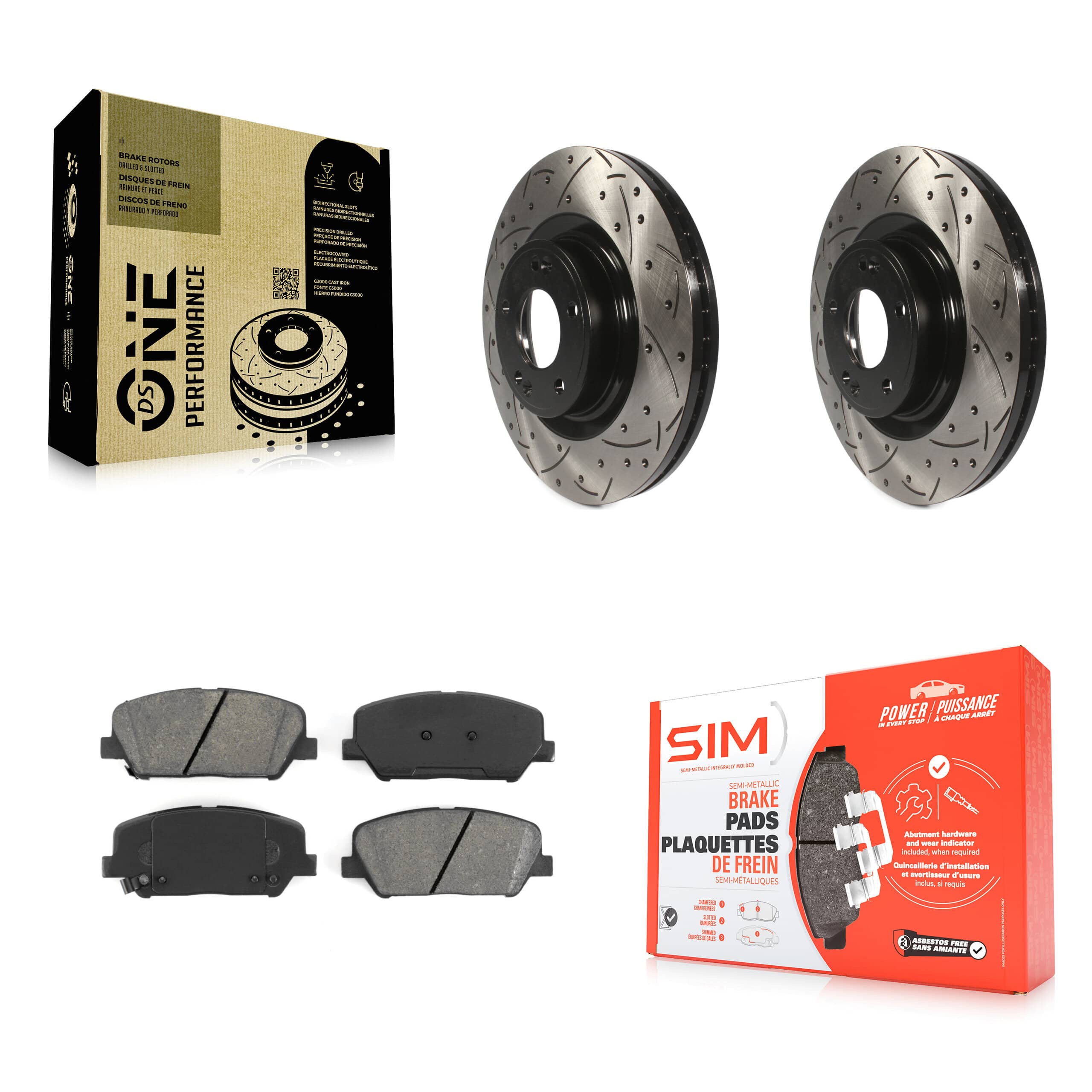 Transit Auto - KDS-100122 - Front Disc Brake Kits