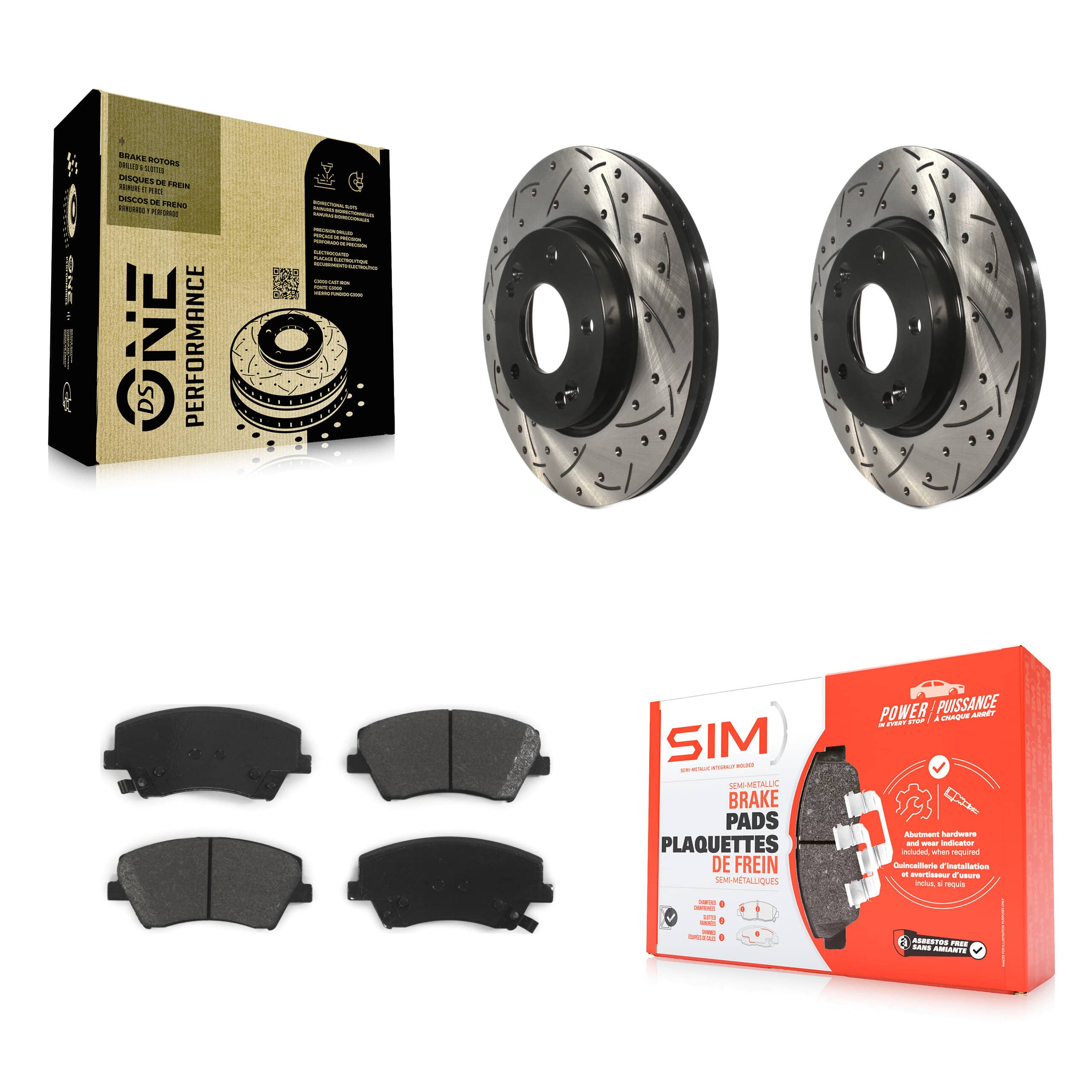 Transit Auto - KDS-100131 - Front Disc Brake Kits