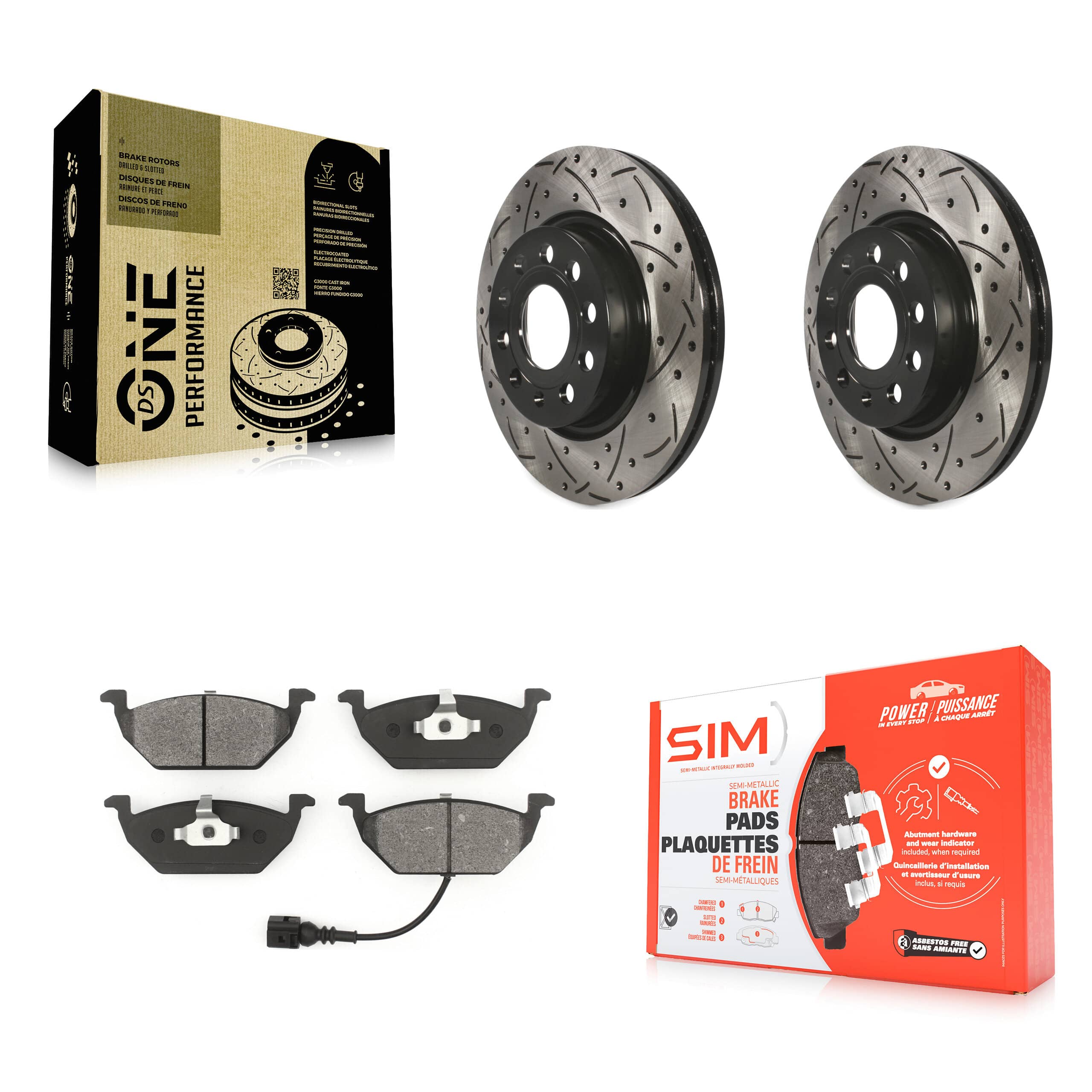 Transit Auto - KDS-100134 - Front Disc Brake Kits