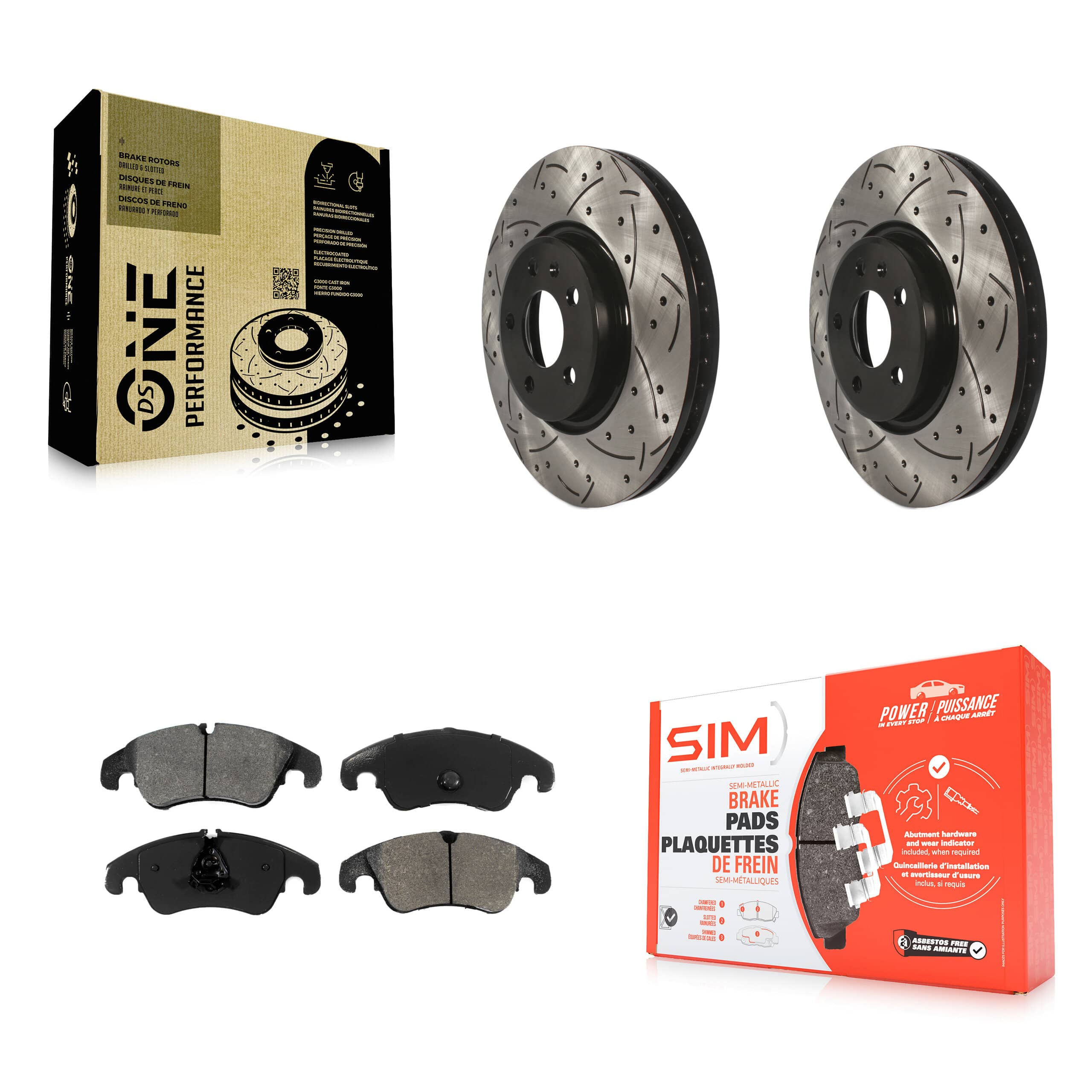 Transit Auto - KDS-100136 - Front Disc Brake Kits