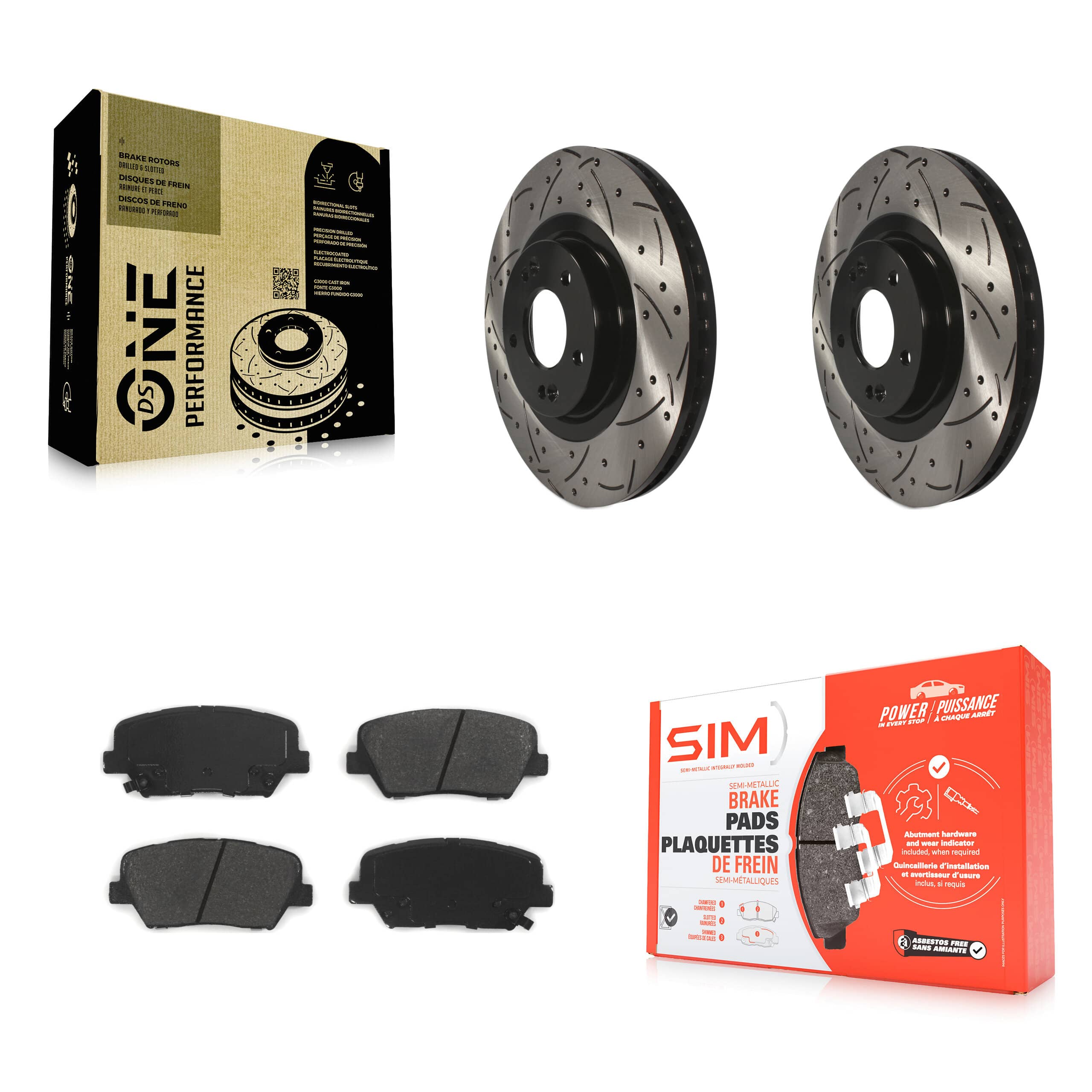 Transit Auto - KDS-100144 - Front Disc Brake Kits