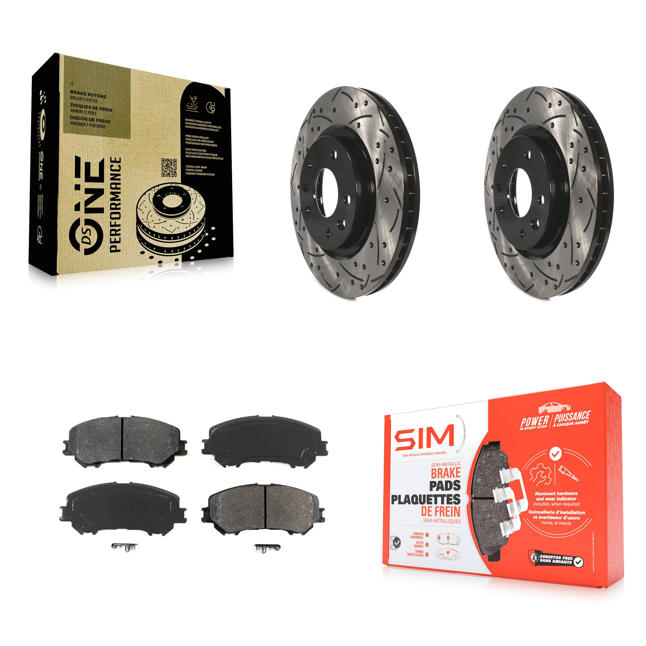 Transit Auto - KDS-100164 - Front Disc Brake Kits