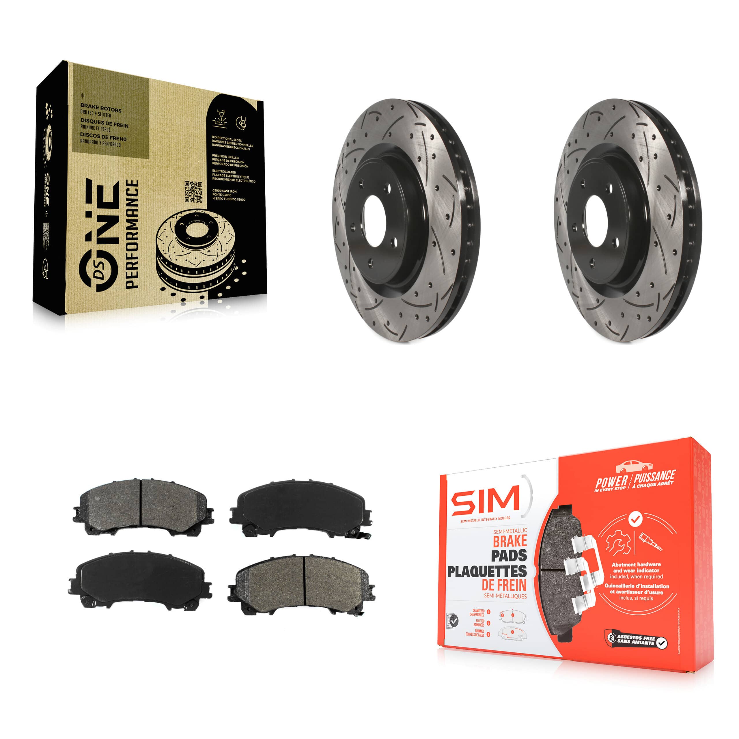 Transit Auto - KDS-100165 - Front Disc Brake Kits