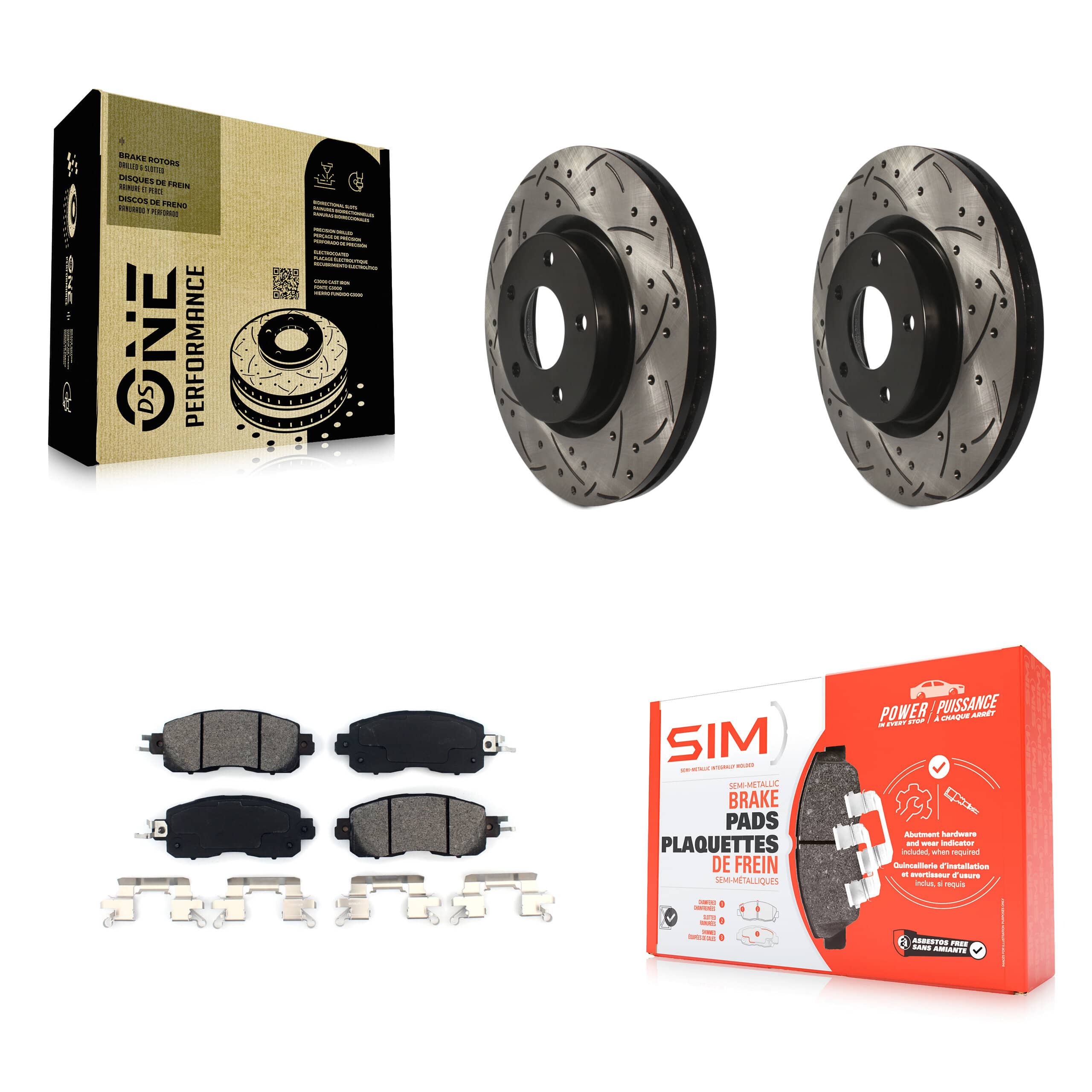 Transit Auto - KDS-100166 - Front Disc Brake Kits
