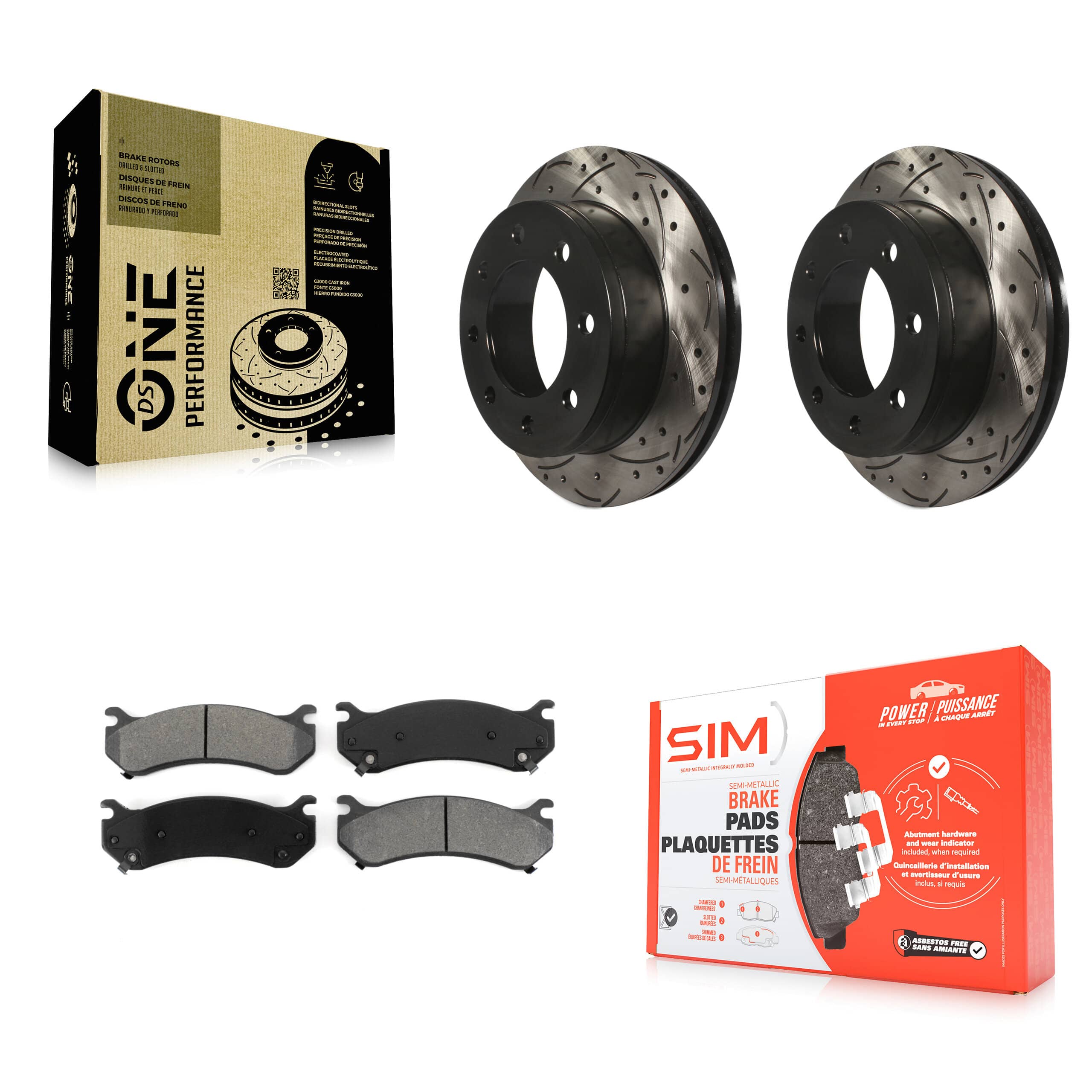 Transit Auto - KDS-100377 - Rear Disc Brake Kits