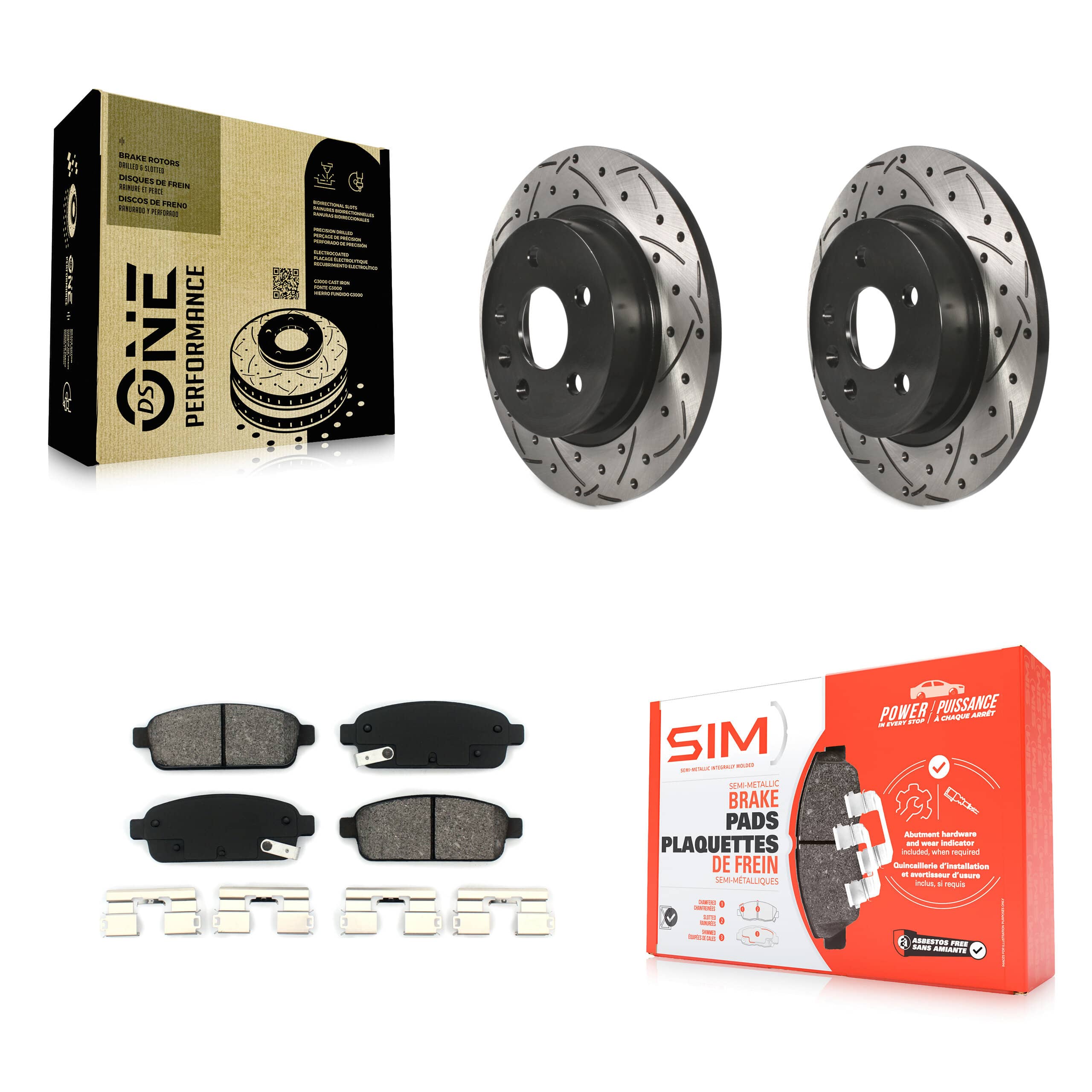 Transit Auto - KDS-100387 - Rear Disc Brake Kits