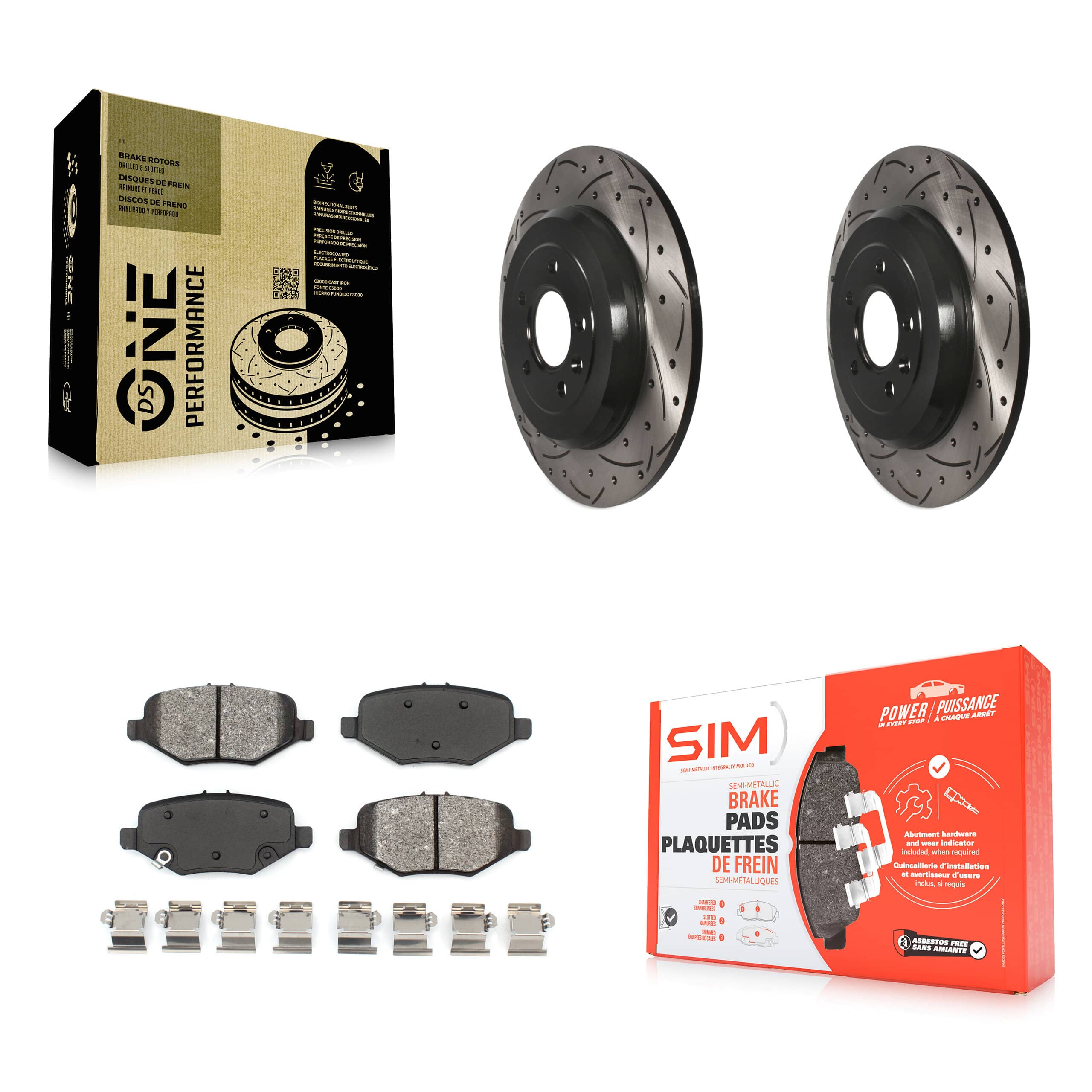 Transit Auto - KDS-100406 - Rear Disc Brake Kits