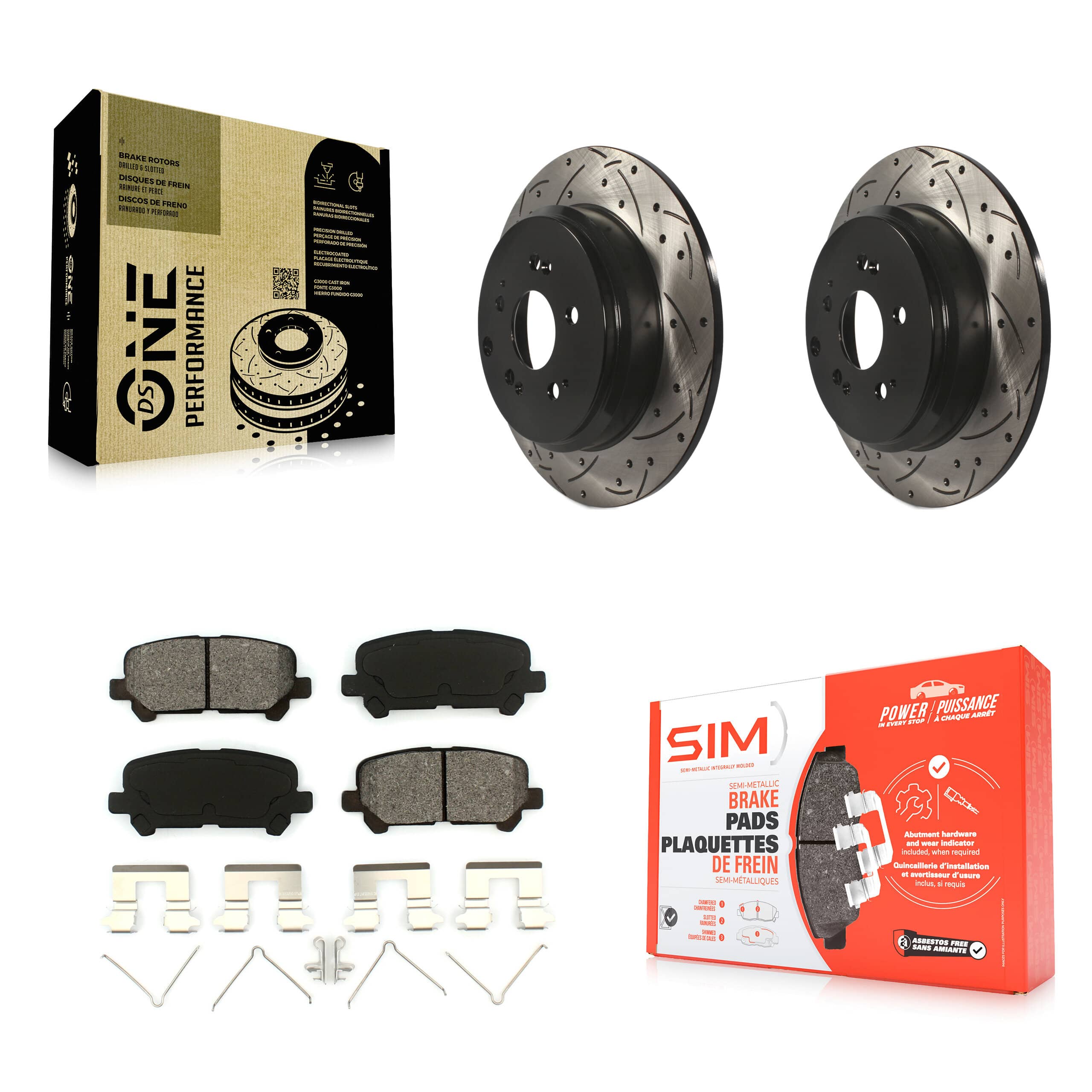 Transit Auto - KDS-100449 - Rear Disc Brake Kits