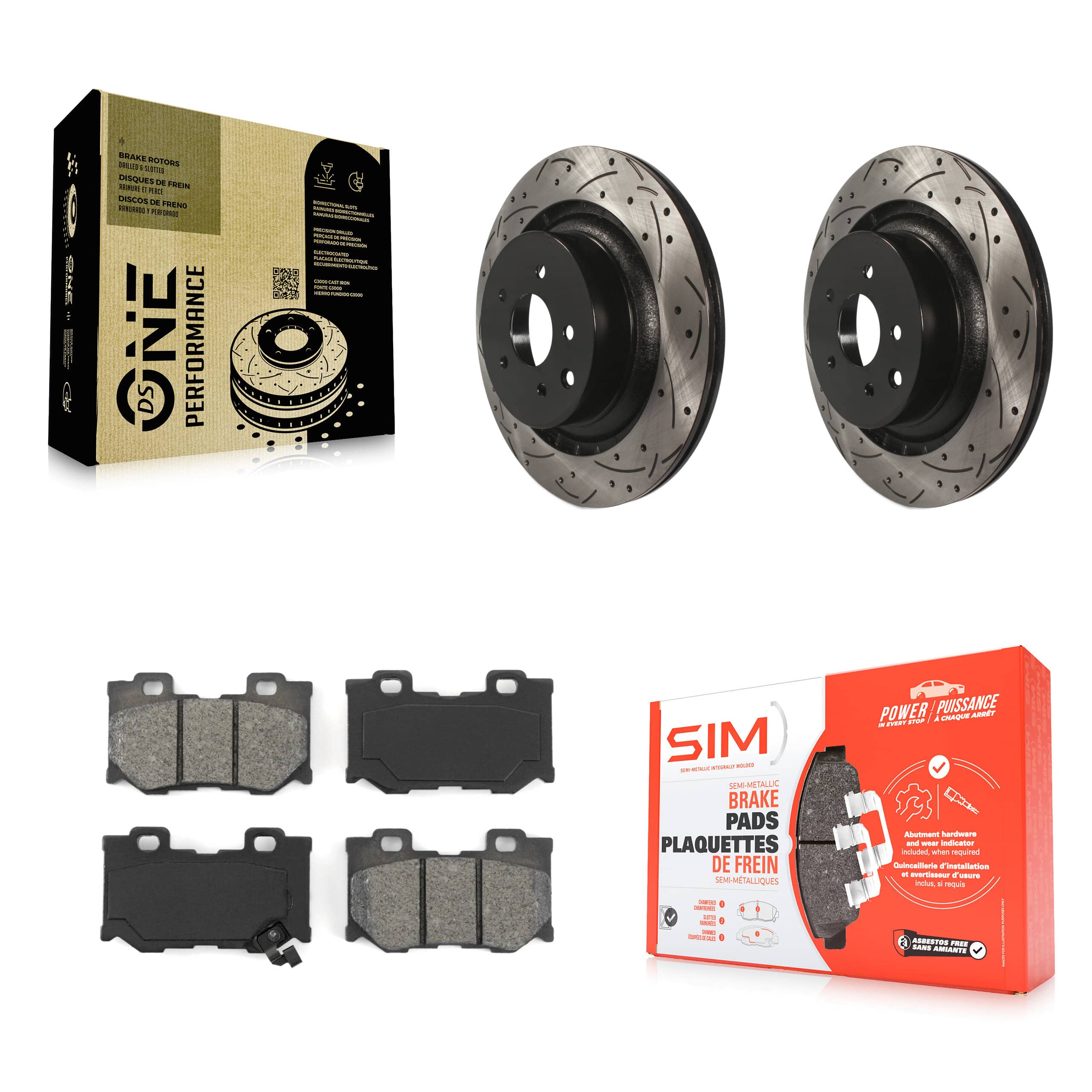 Transit Auto - KDS-100461 - Rear Disc Brake Kits
