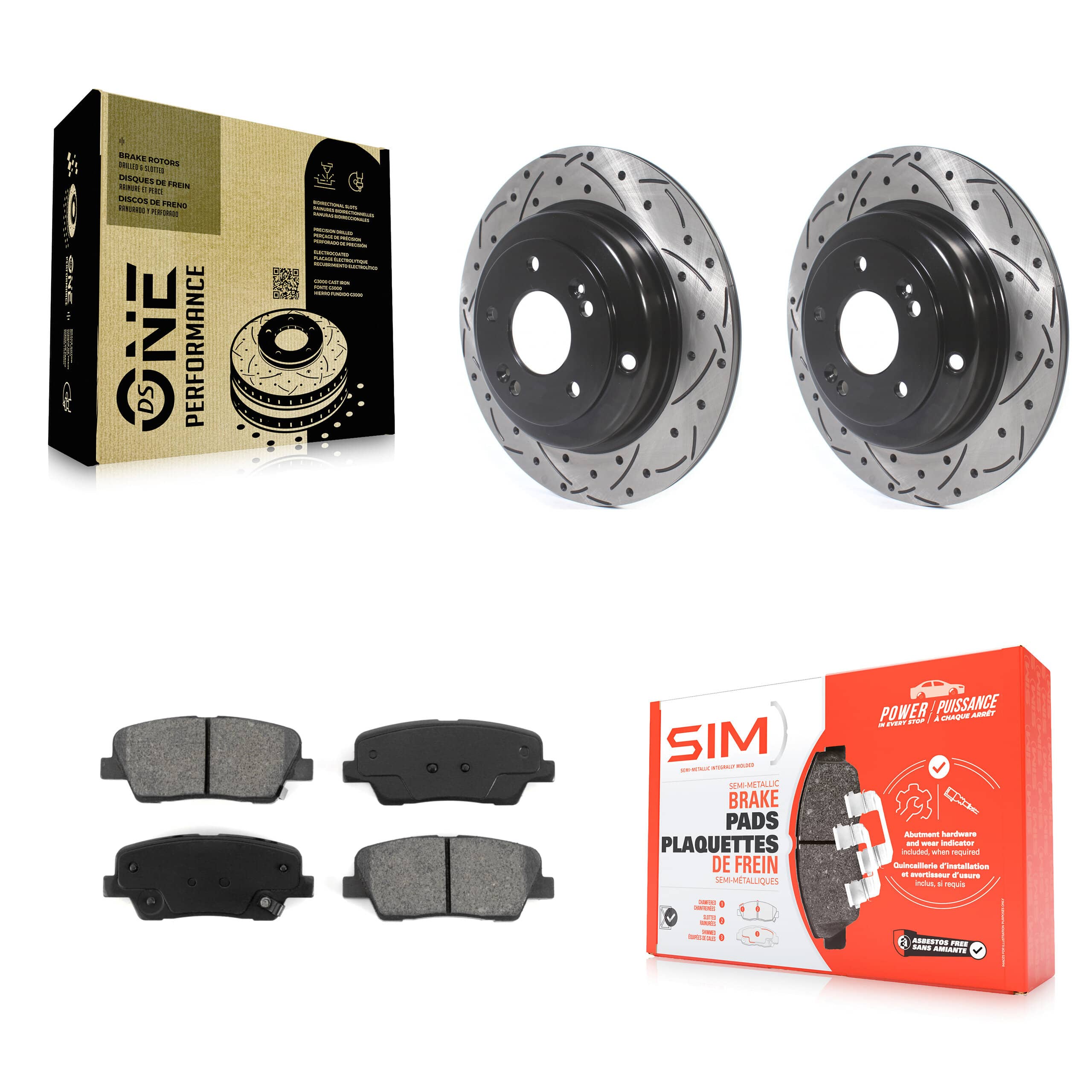Transit Auto - KDS-100467 - Rear Disc Brake Kits