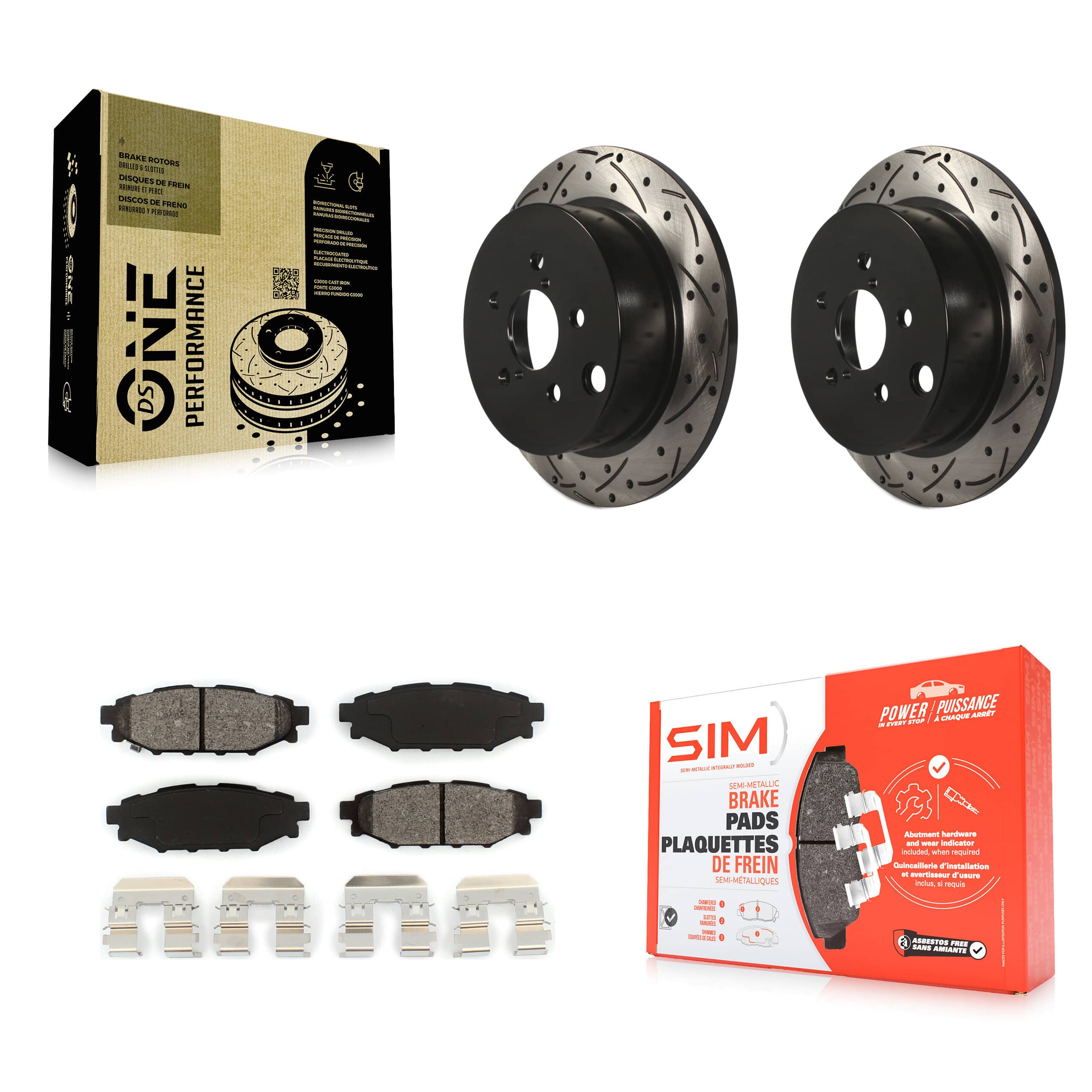 Transit Auto - KDS-100484 - Rear Disc Brake Kits