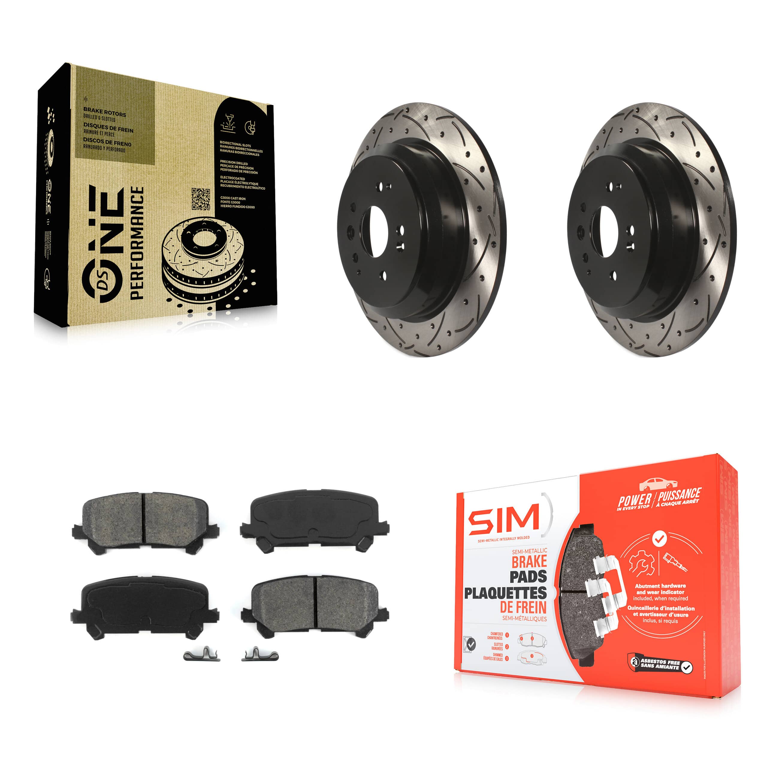 Transit Auto - KDS-100489 - Rear Disc Brake Kits