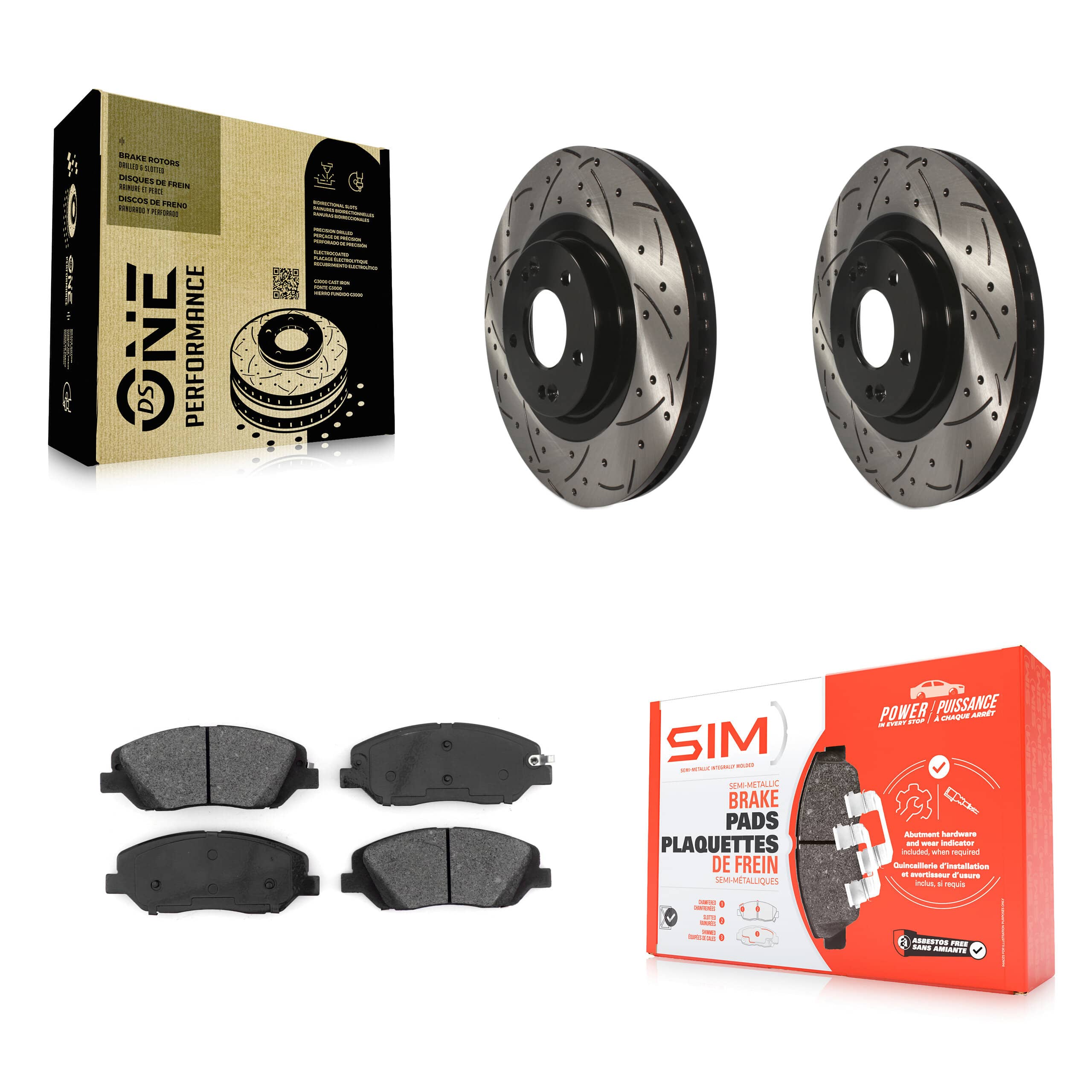 Transit Auto - KDS-100550 - Front Disc Brake Kits
