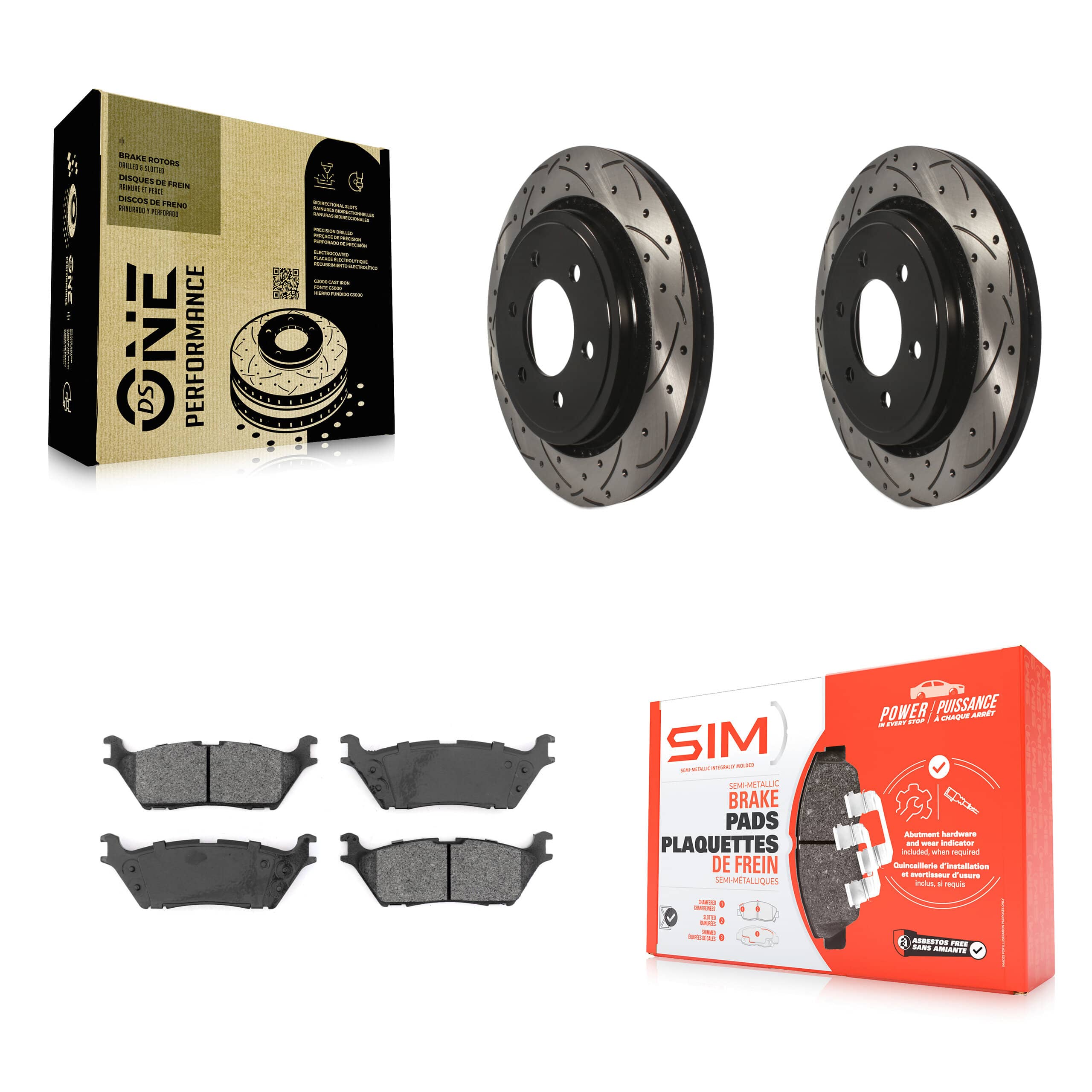 Transit Auto - KDS-100556 - Rear Disc Brake Kits