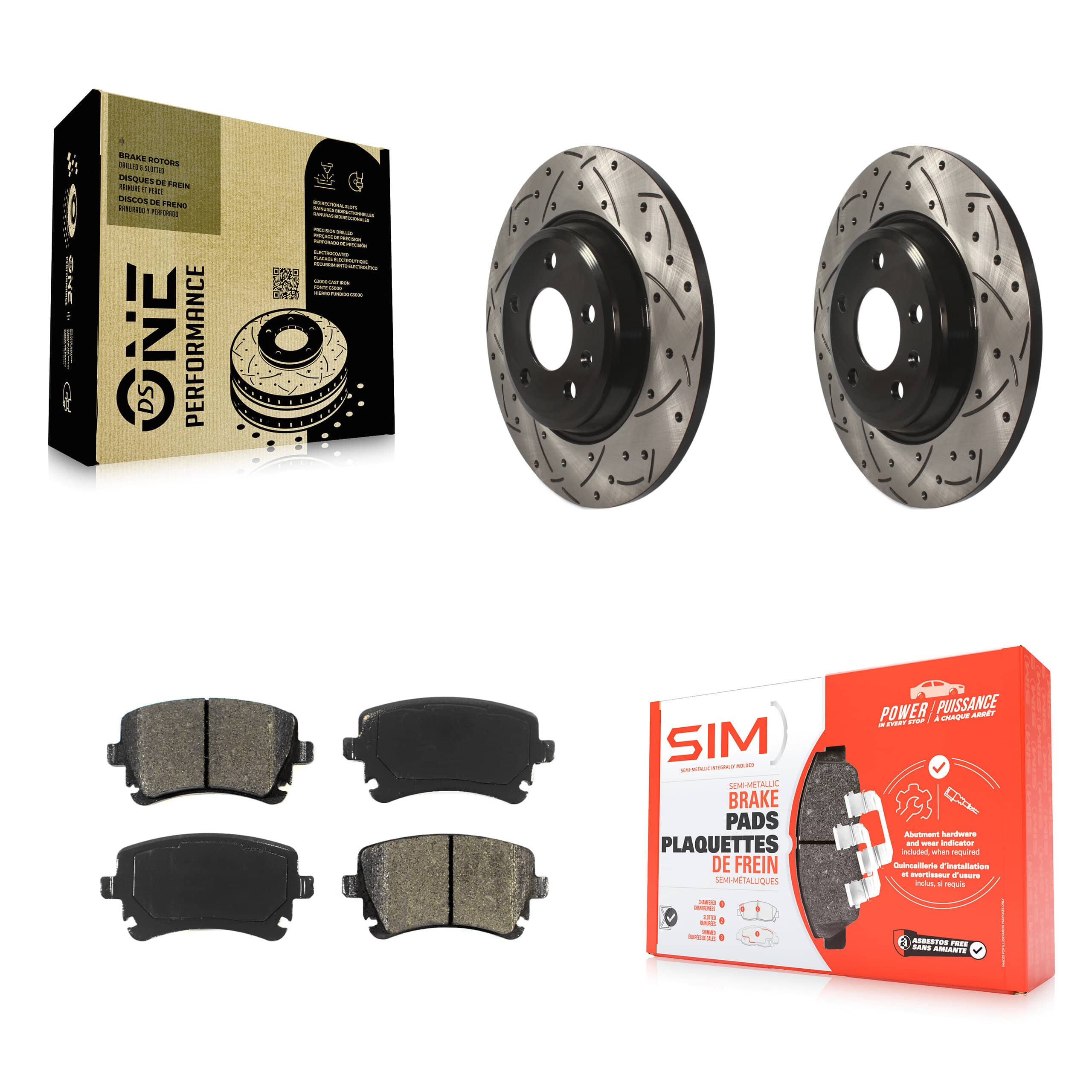 Transit Auto - KDS-100591 - Rear Disc Brake Kits