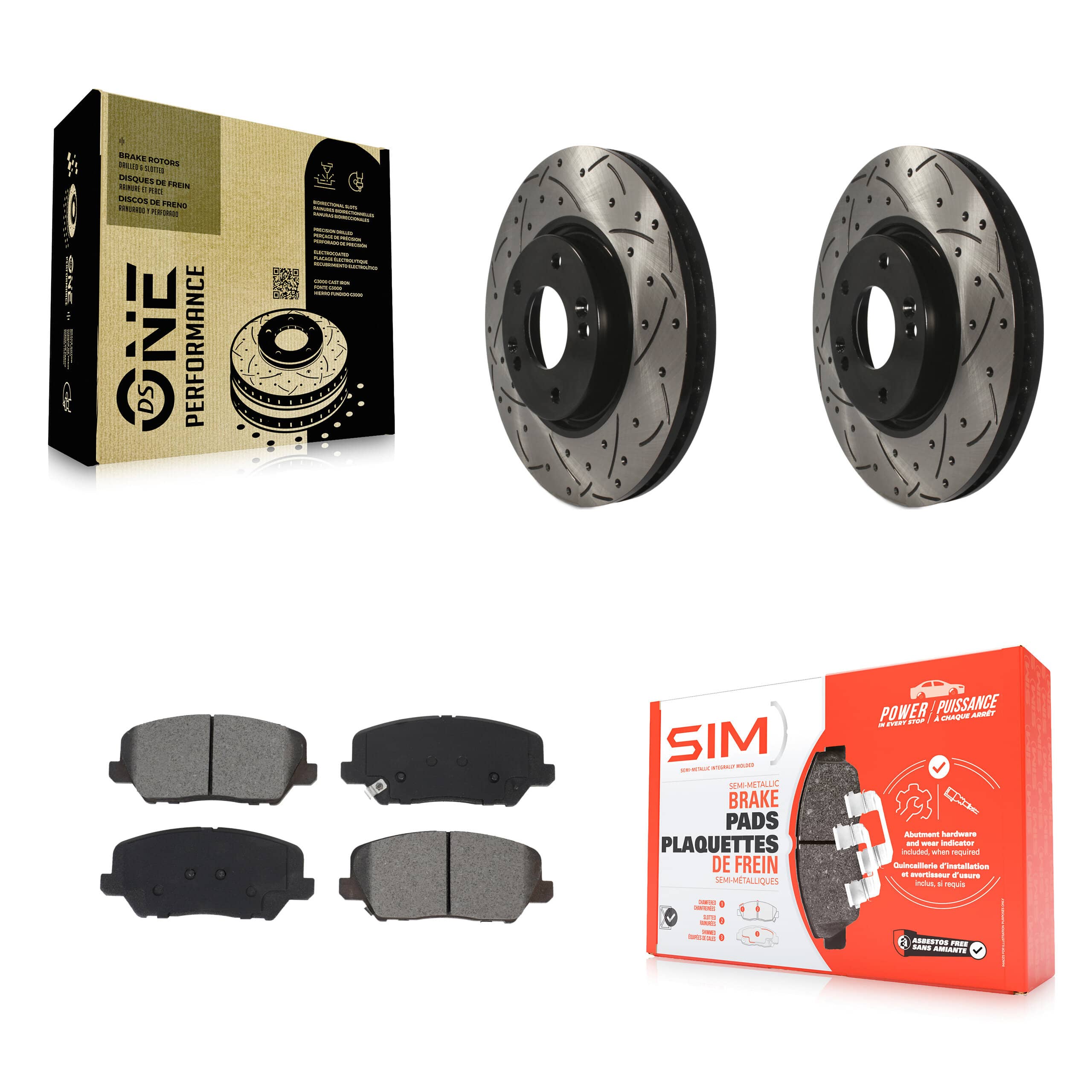 Transit Auto - KDS-100611 - Front Disc Brake Kits