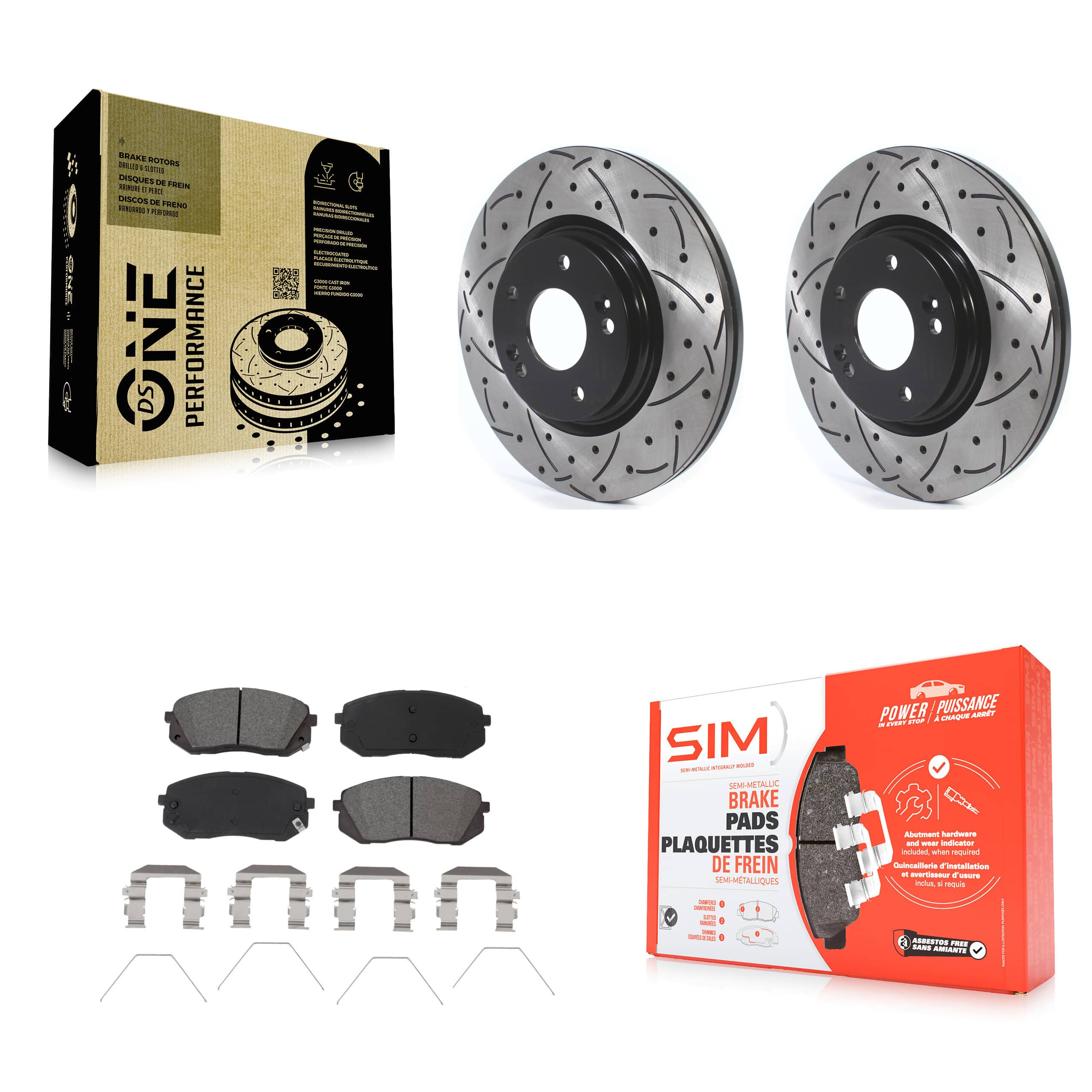 Transit Auto - KDS-100619 - Front Disc Brake Kits