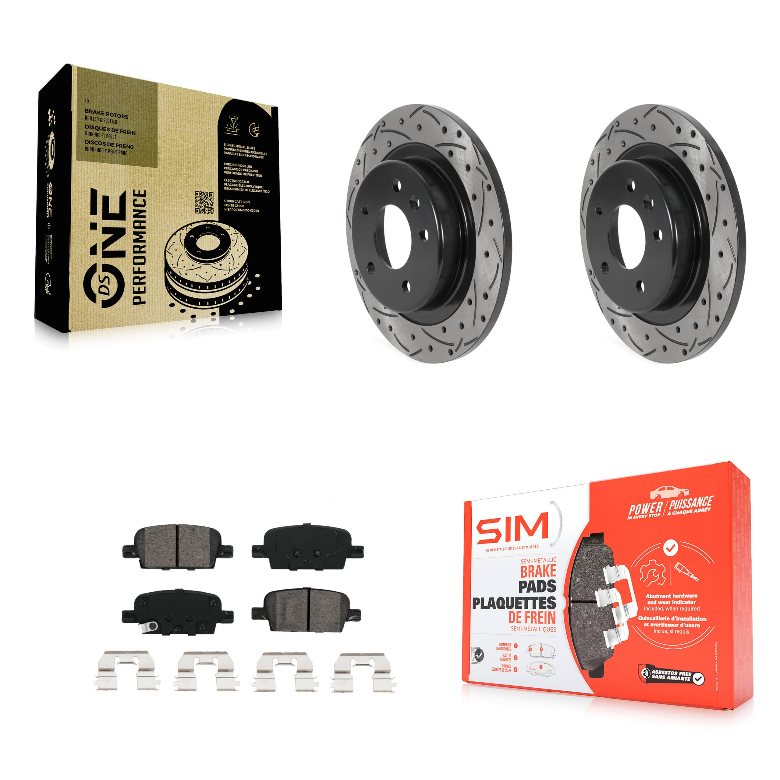 Transit Auto - KDS-100784 - Rear Disc Brake Kits