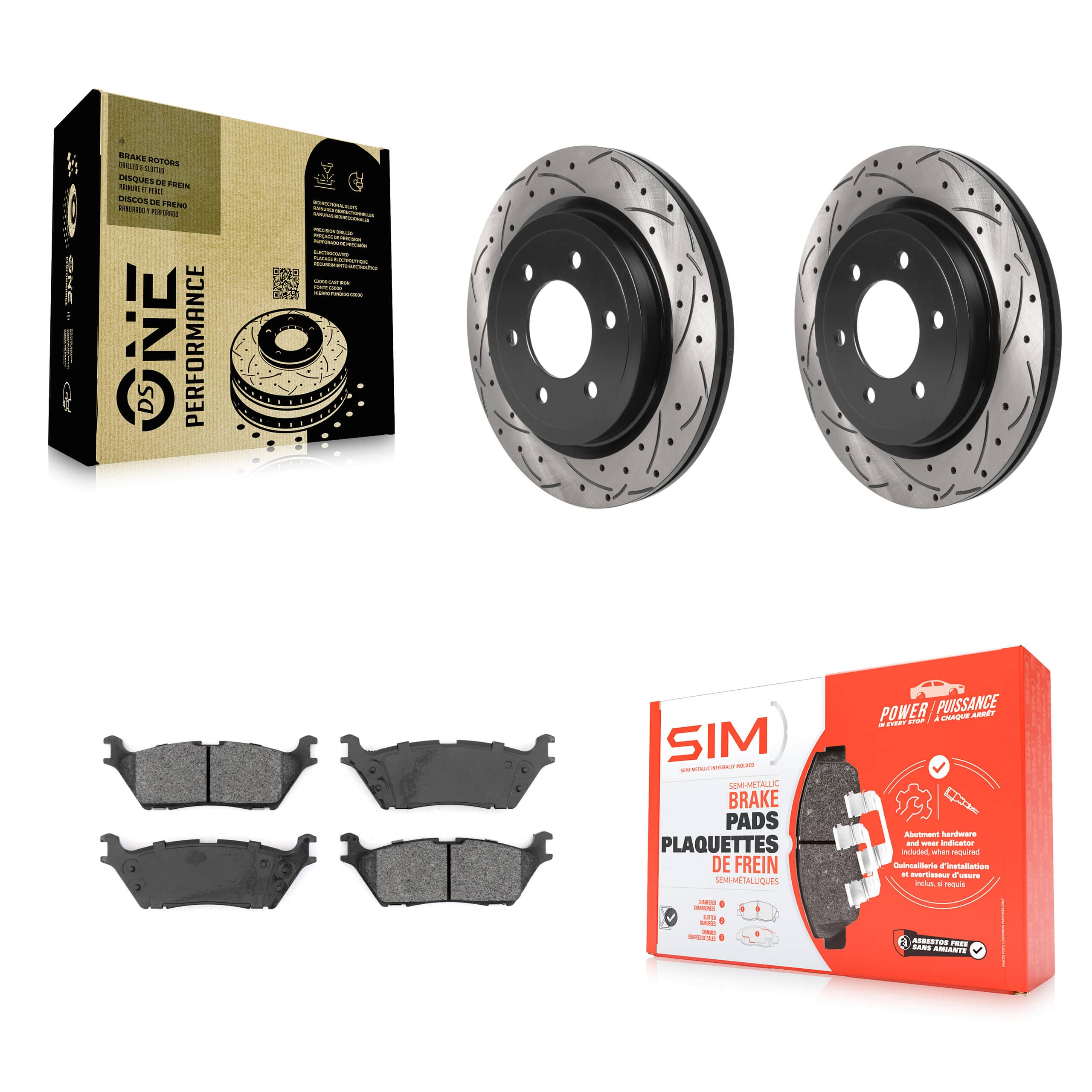 Transit Auto - KDS-100788 - Rear Disc Brake Kits