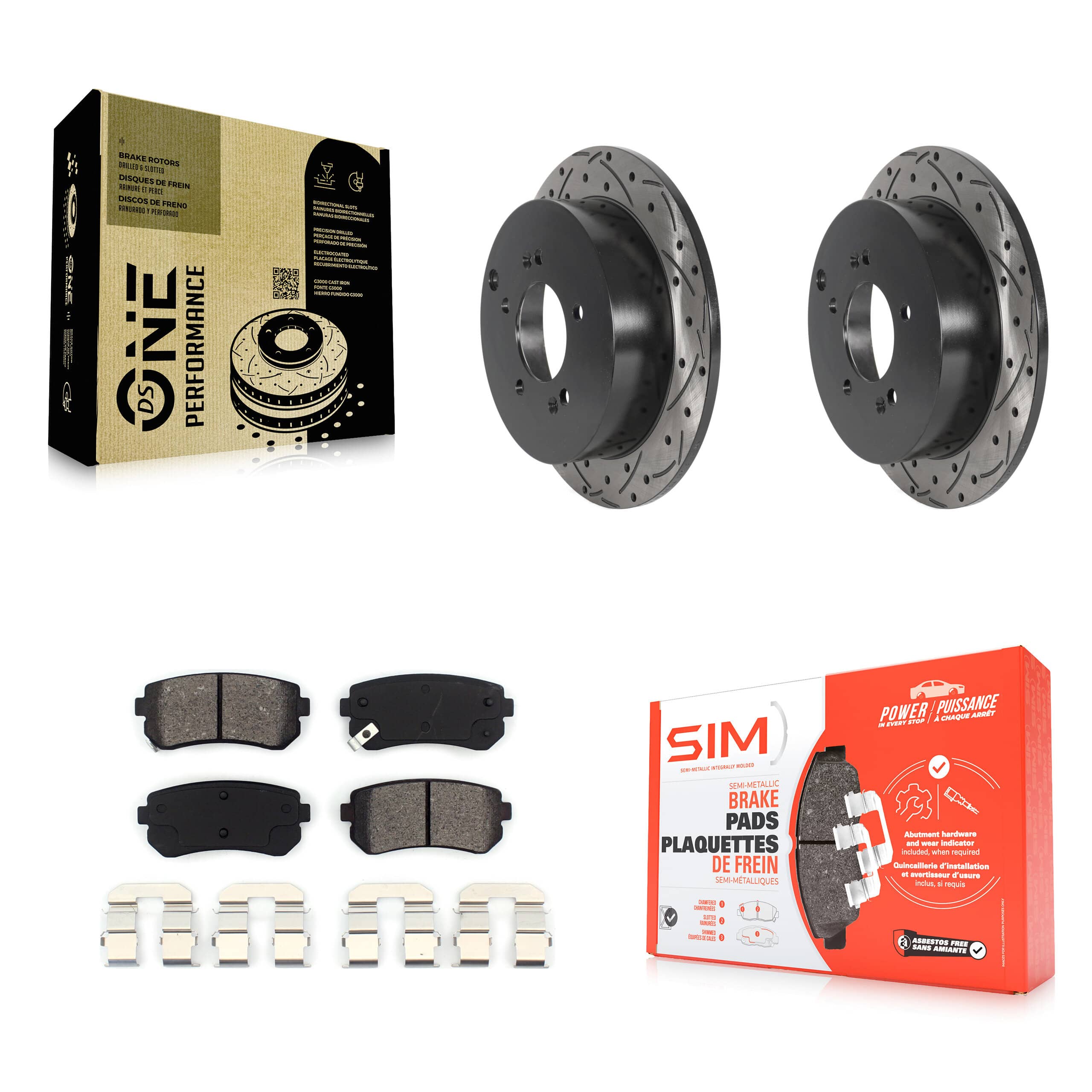 Transit Auto - KDS-100791 - Rear Disc Brake Kits