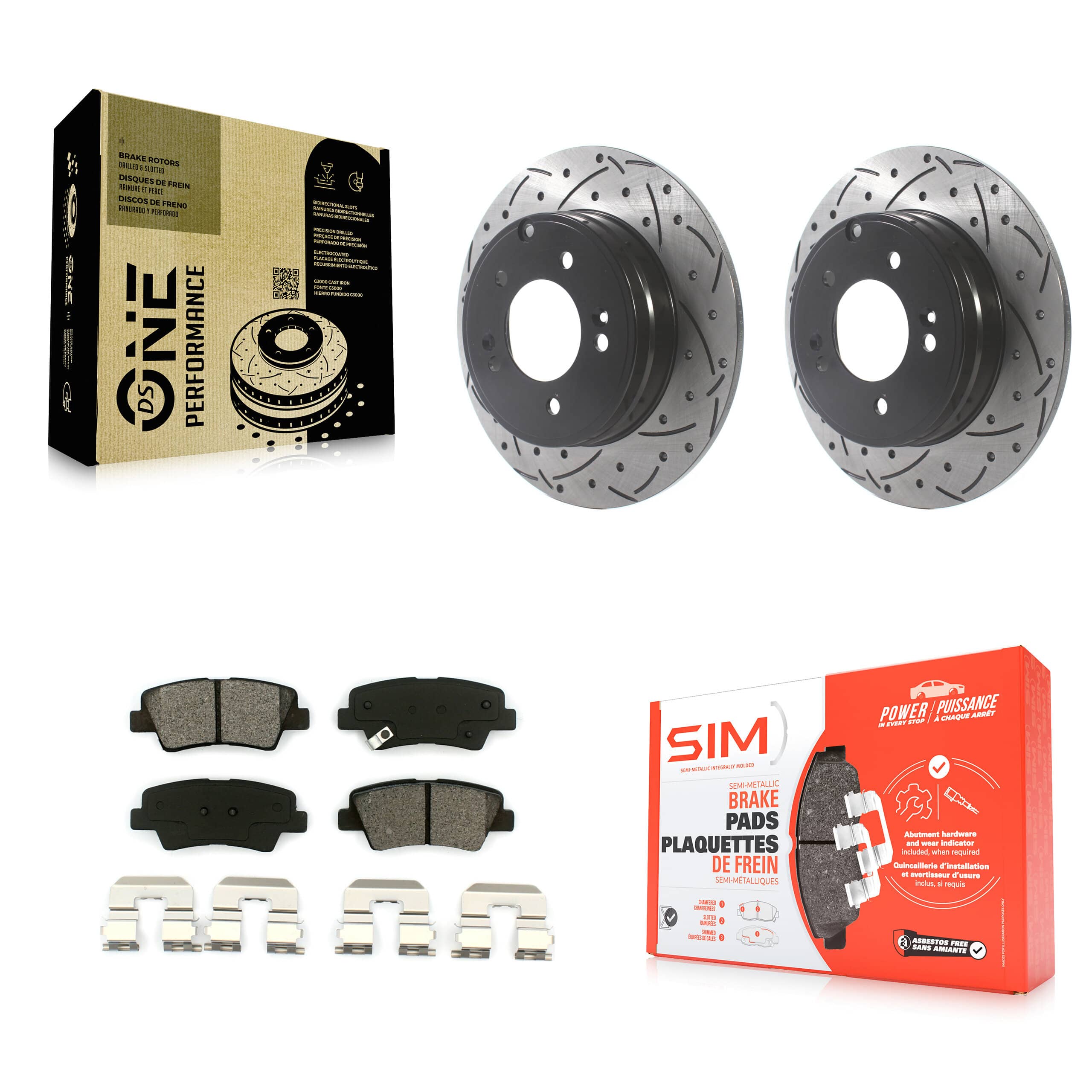 Transit Auto - KDS-100803 - Rear Disc Brake Kits