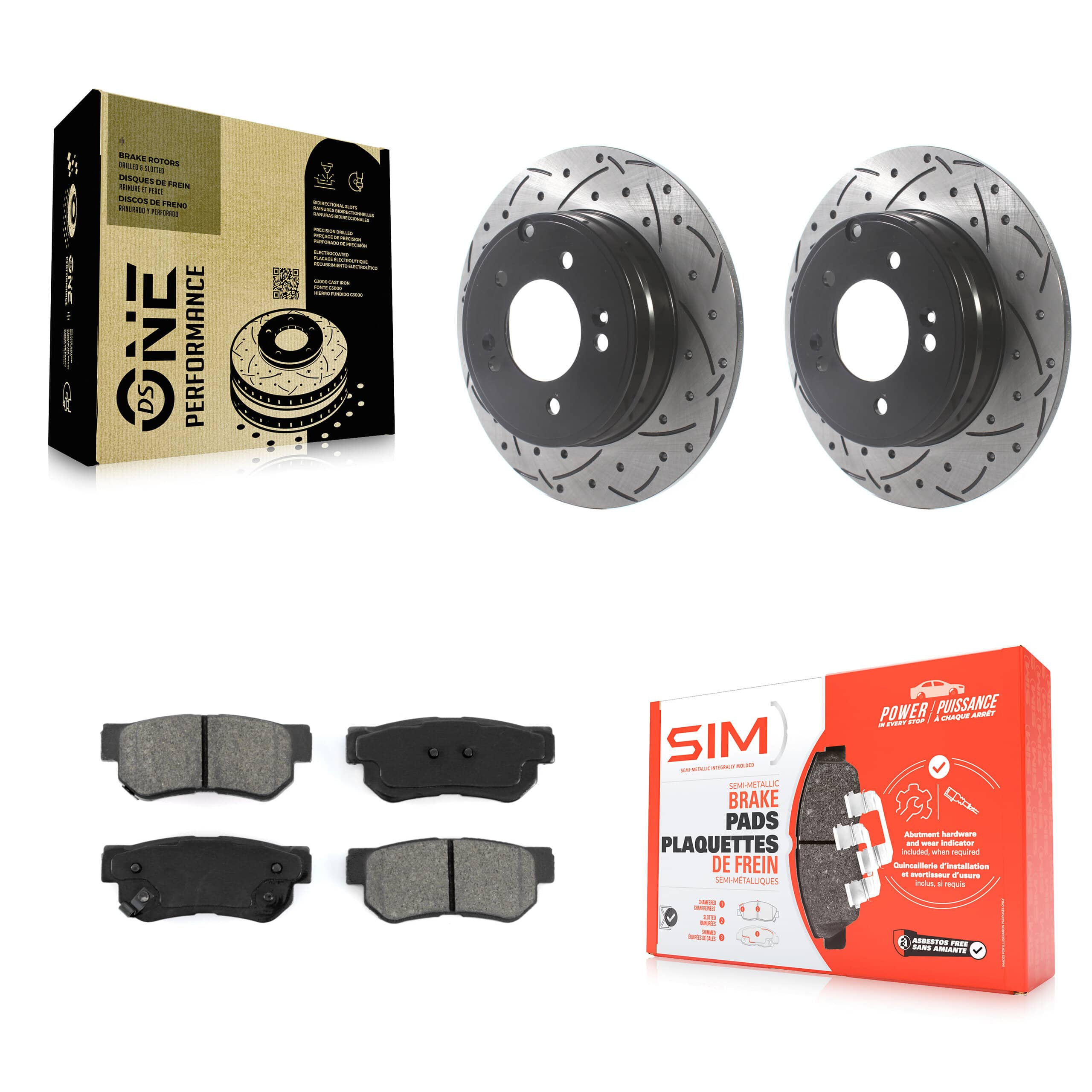 Transit Auto - KDS-100805 - Rear Disc Brake Kits