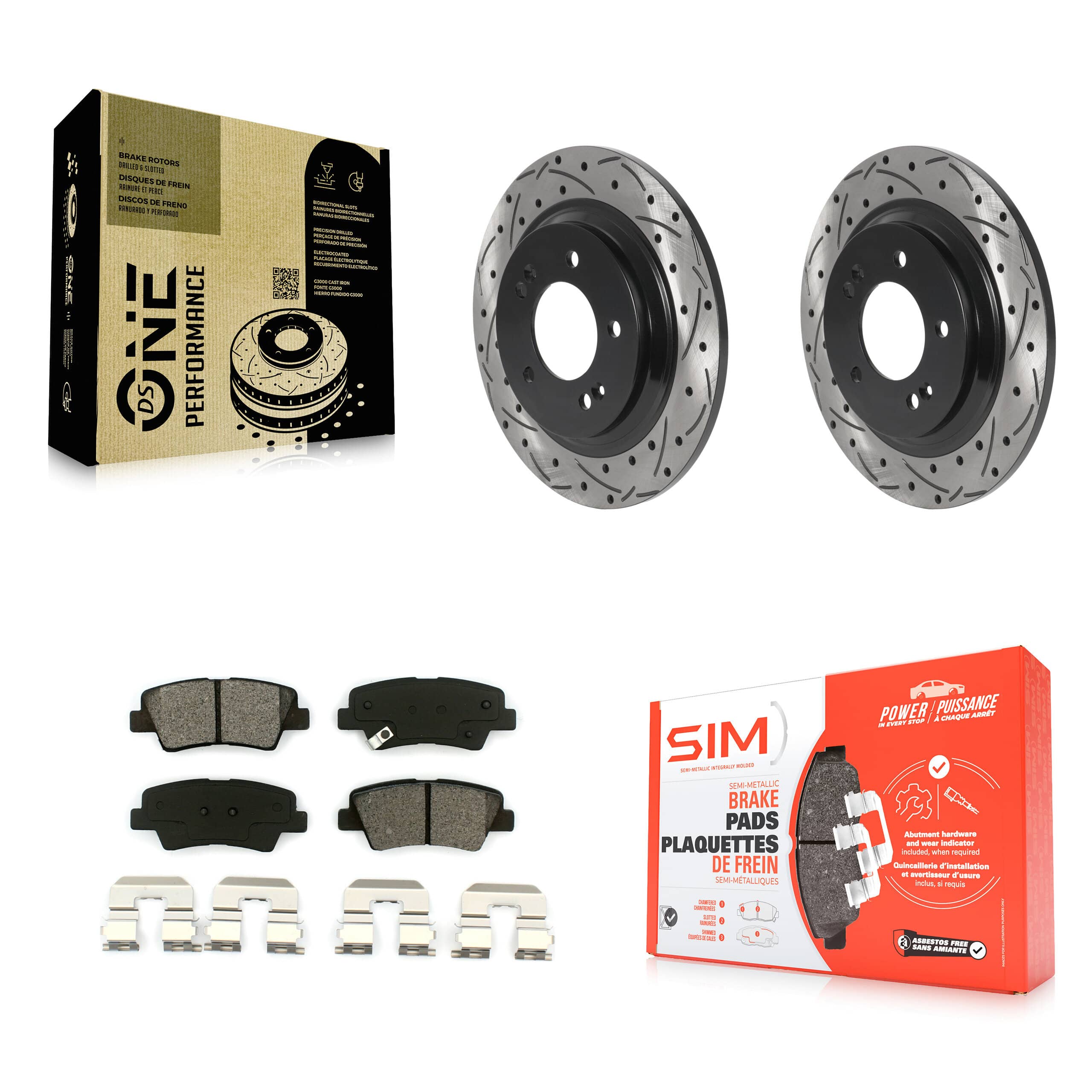 Transit Auto - KDS-100821 - Rear Disc Brake Kits