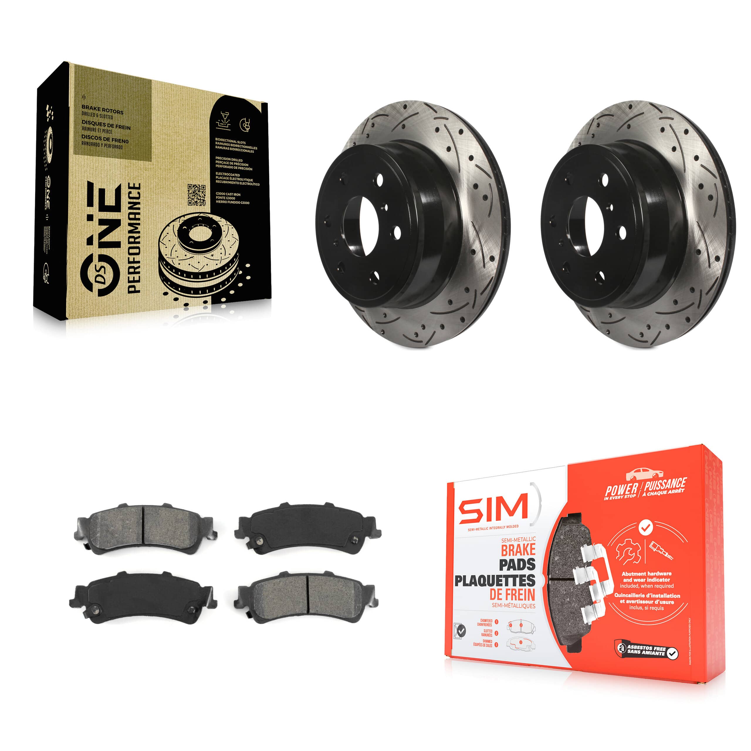 Transit Auto - KDS-100916 - Rear Disc Brake Kits