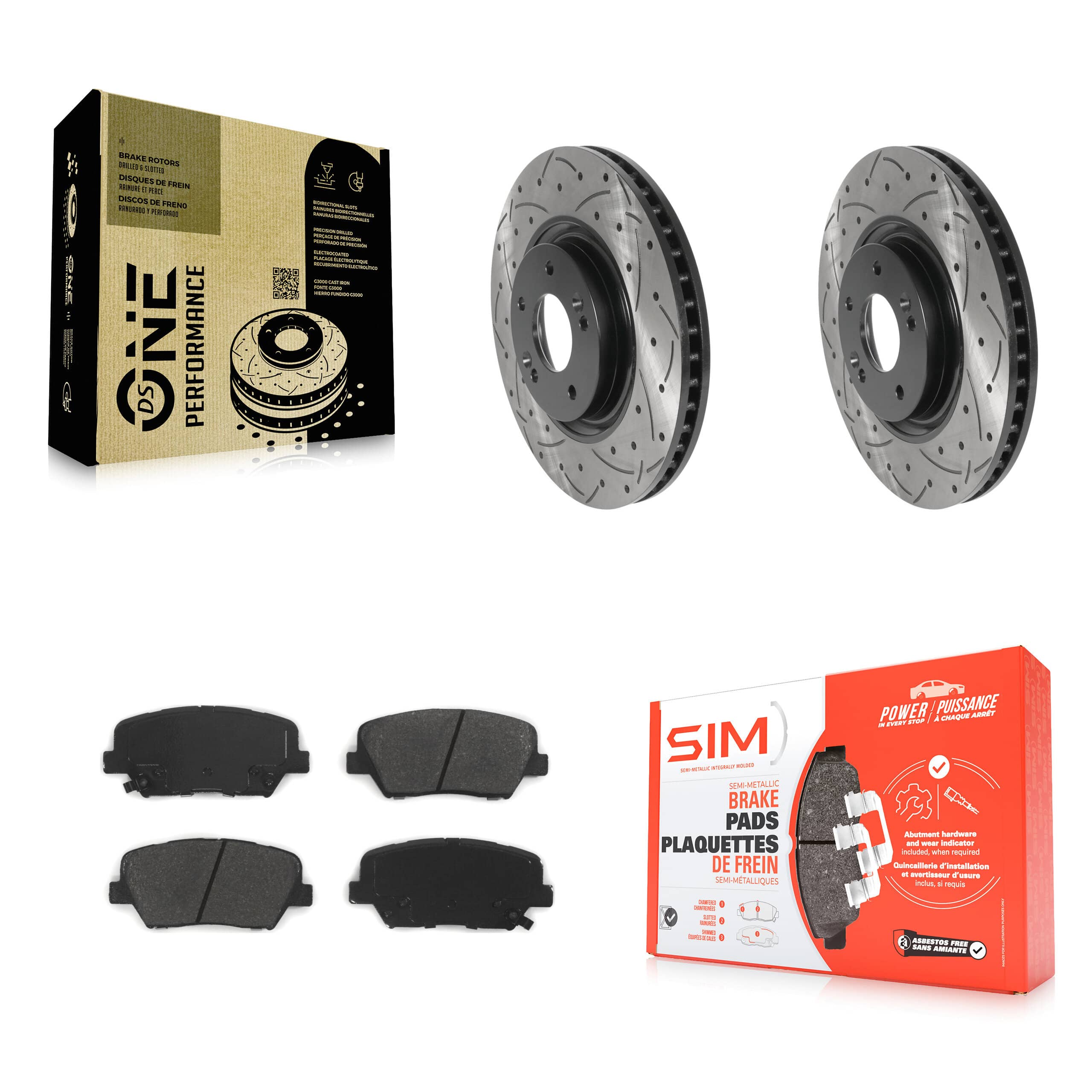 Transit Auto - KDS-100919 - Front Disc Brake Kits
