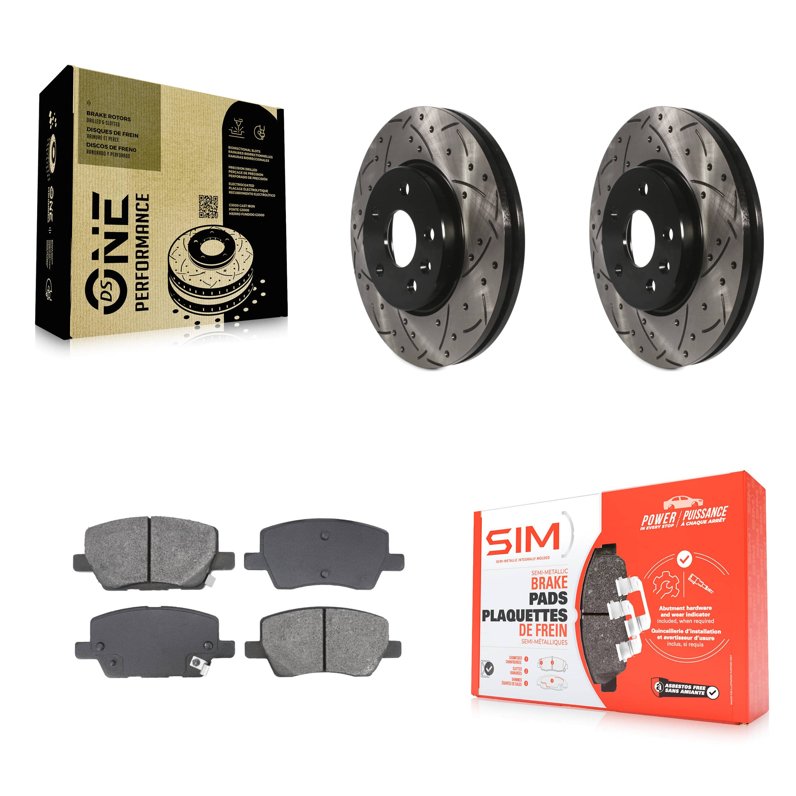Transit Auto - KDS-101025 - Front Disc Brake Kits
