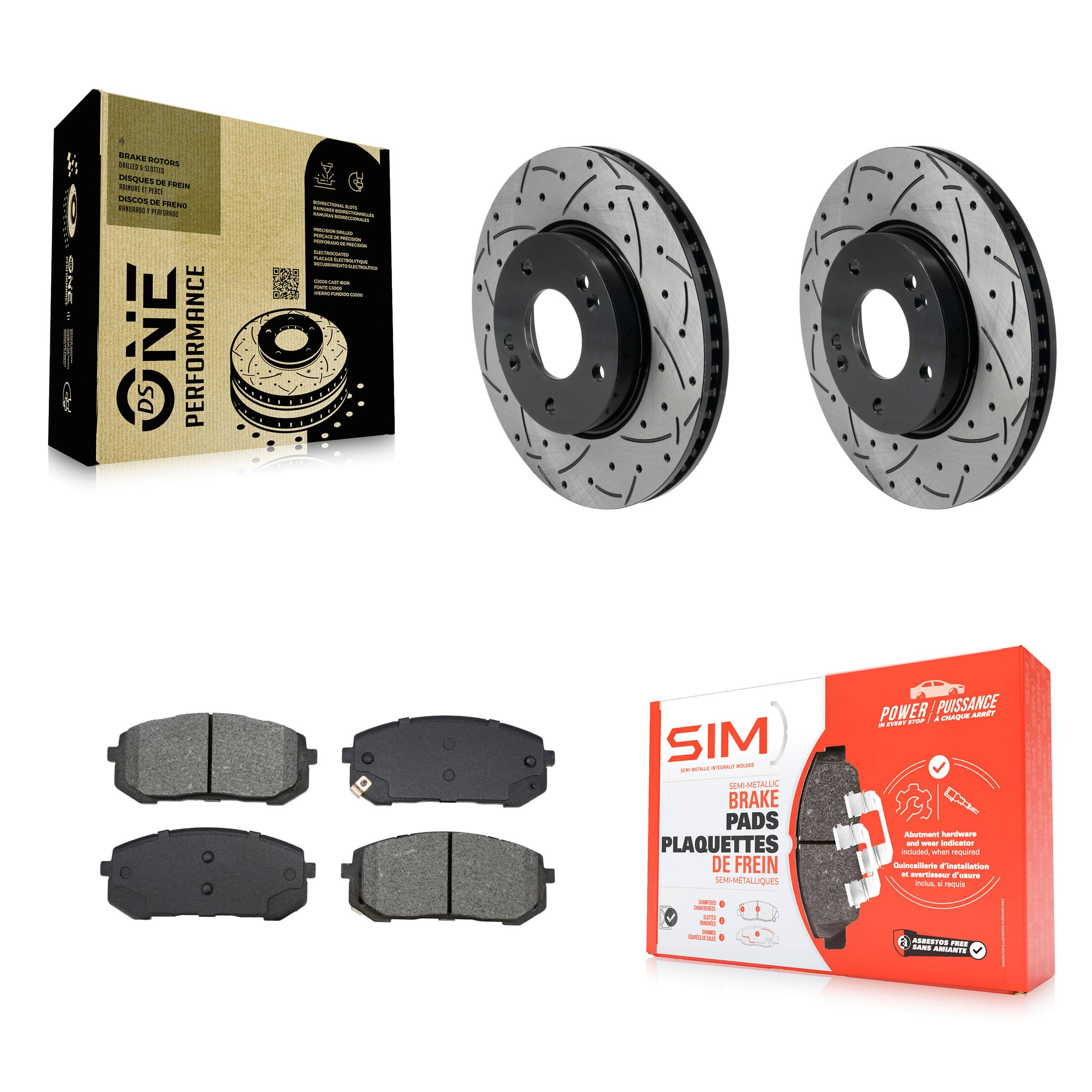 Transit Auto - KDS-101053 - Front Disc Brake Kits