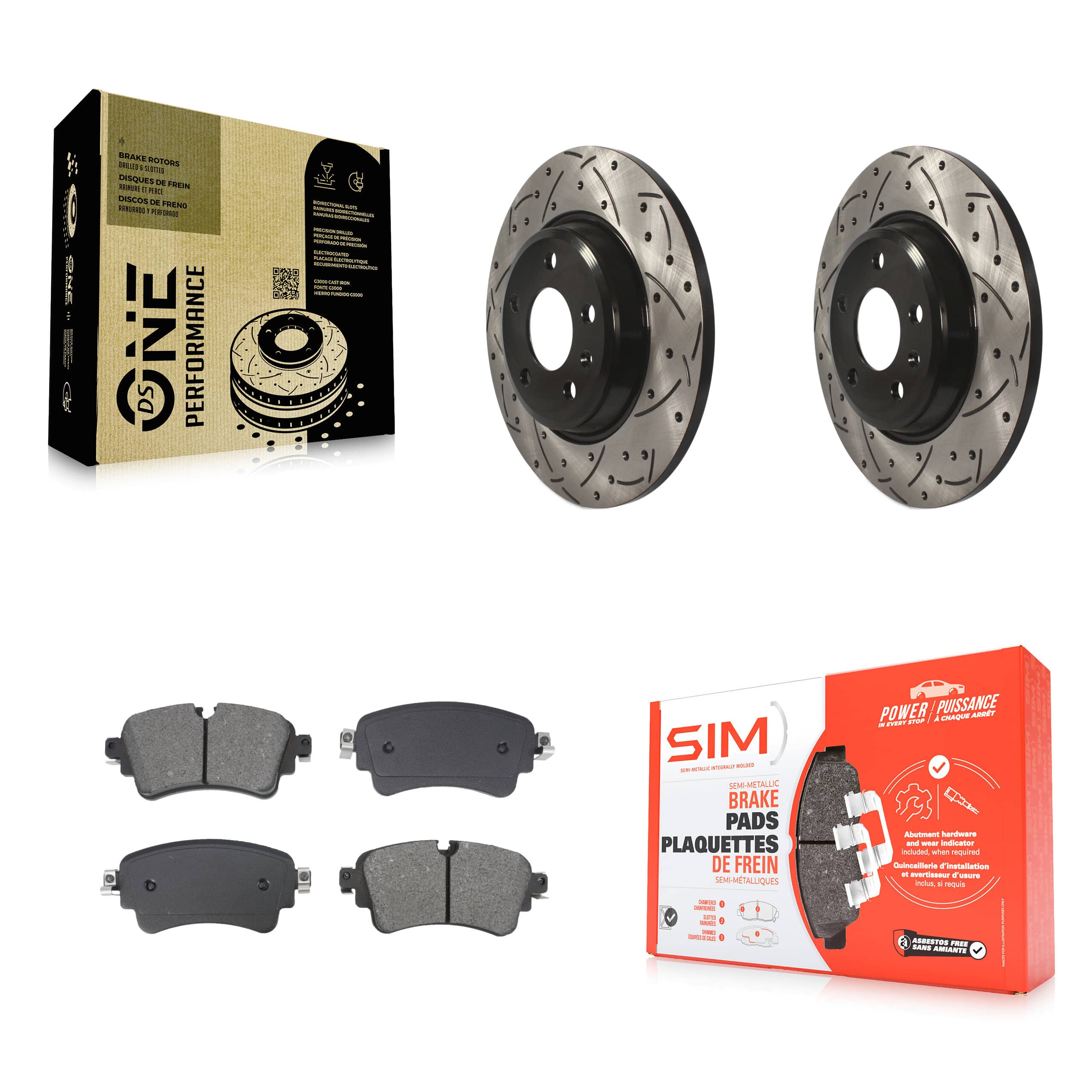 Transit Auto - KDS-101080 - Rear Disc Brake Kits